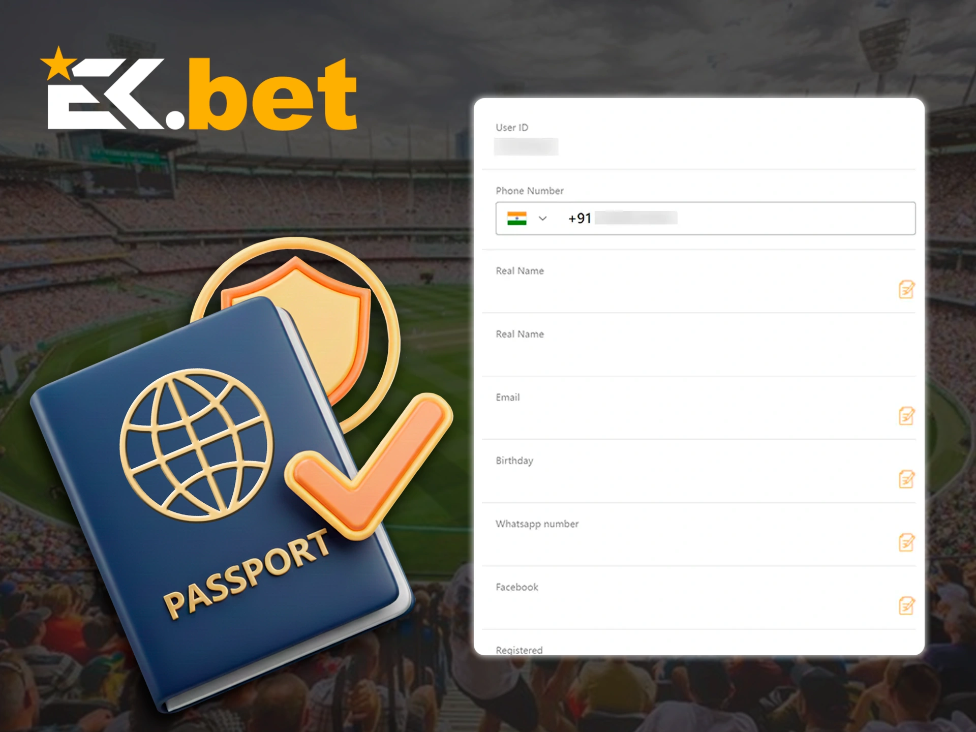 To start your EkBet journey, verify your account.