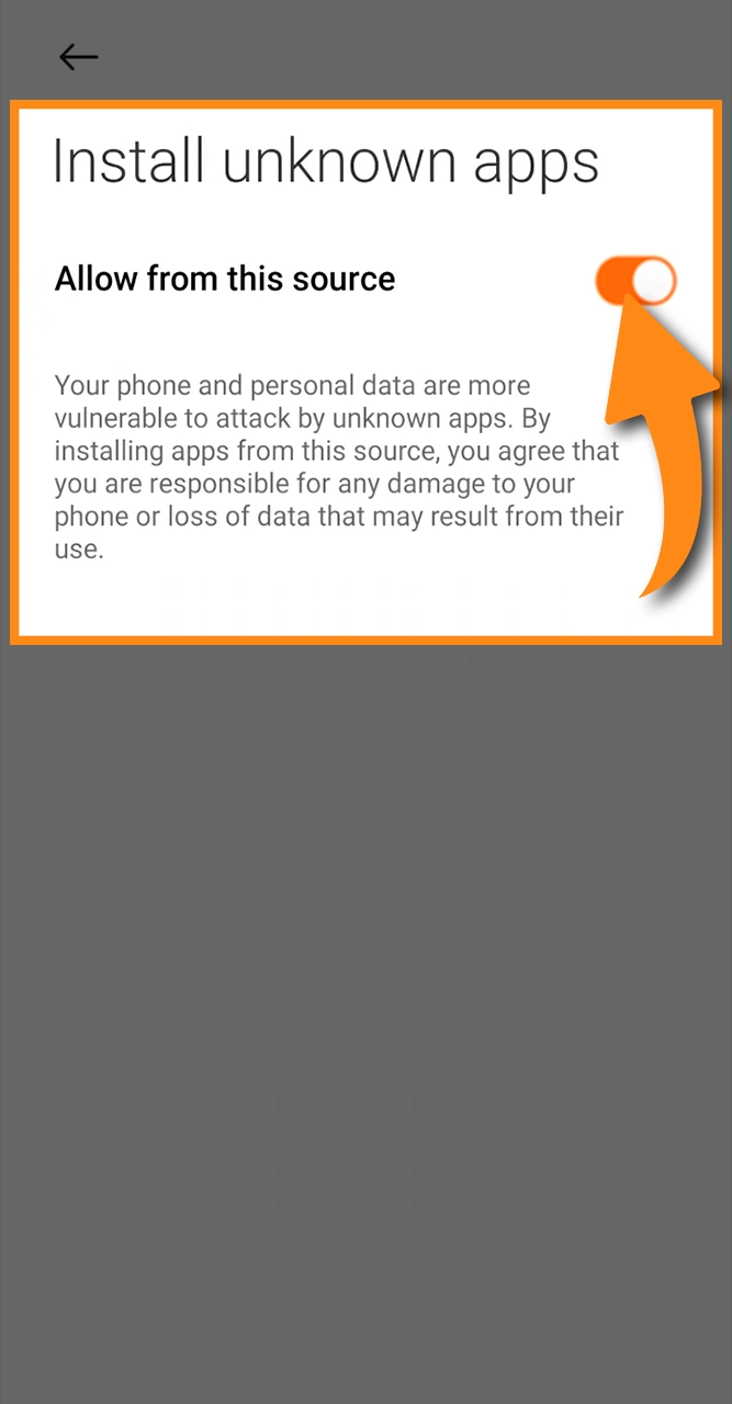 Allow installation from unknown sources JeetBuzz on your phone.