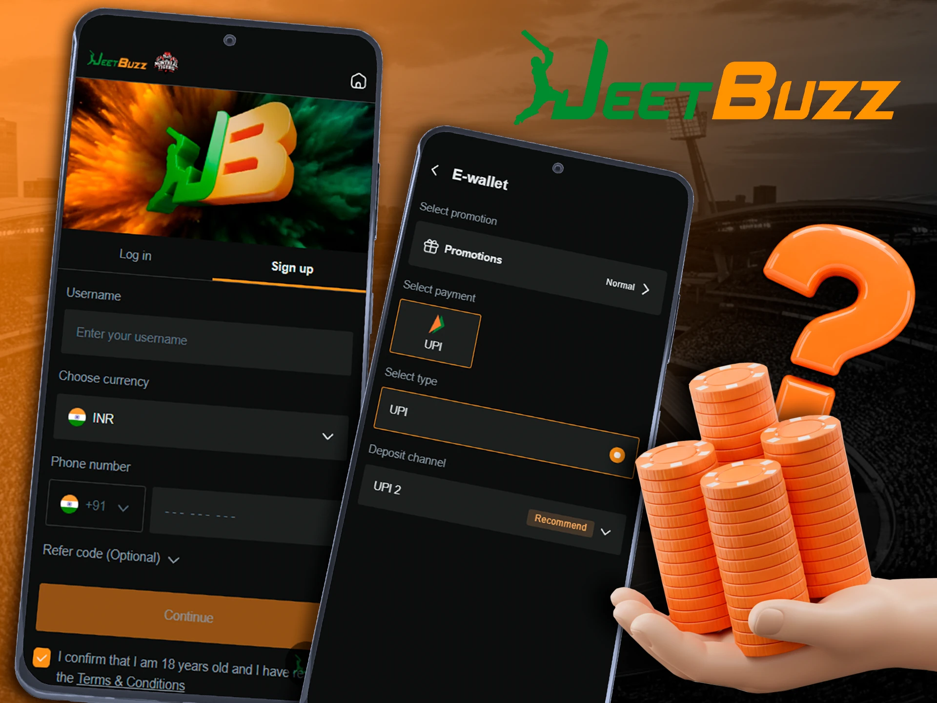 Find out how to start placing bets now in the JeetBuzz app.