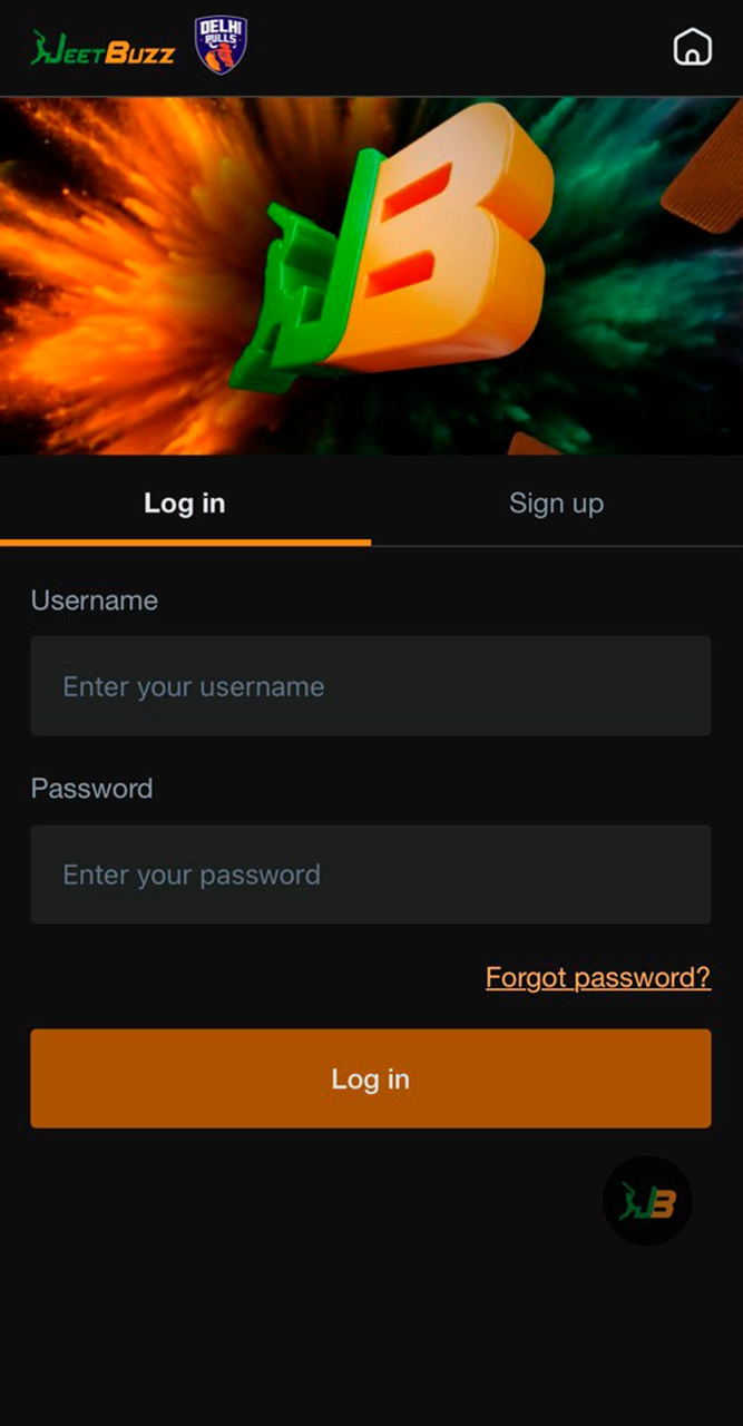 Use your personal account for secure betting in the JeetBuzz app.