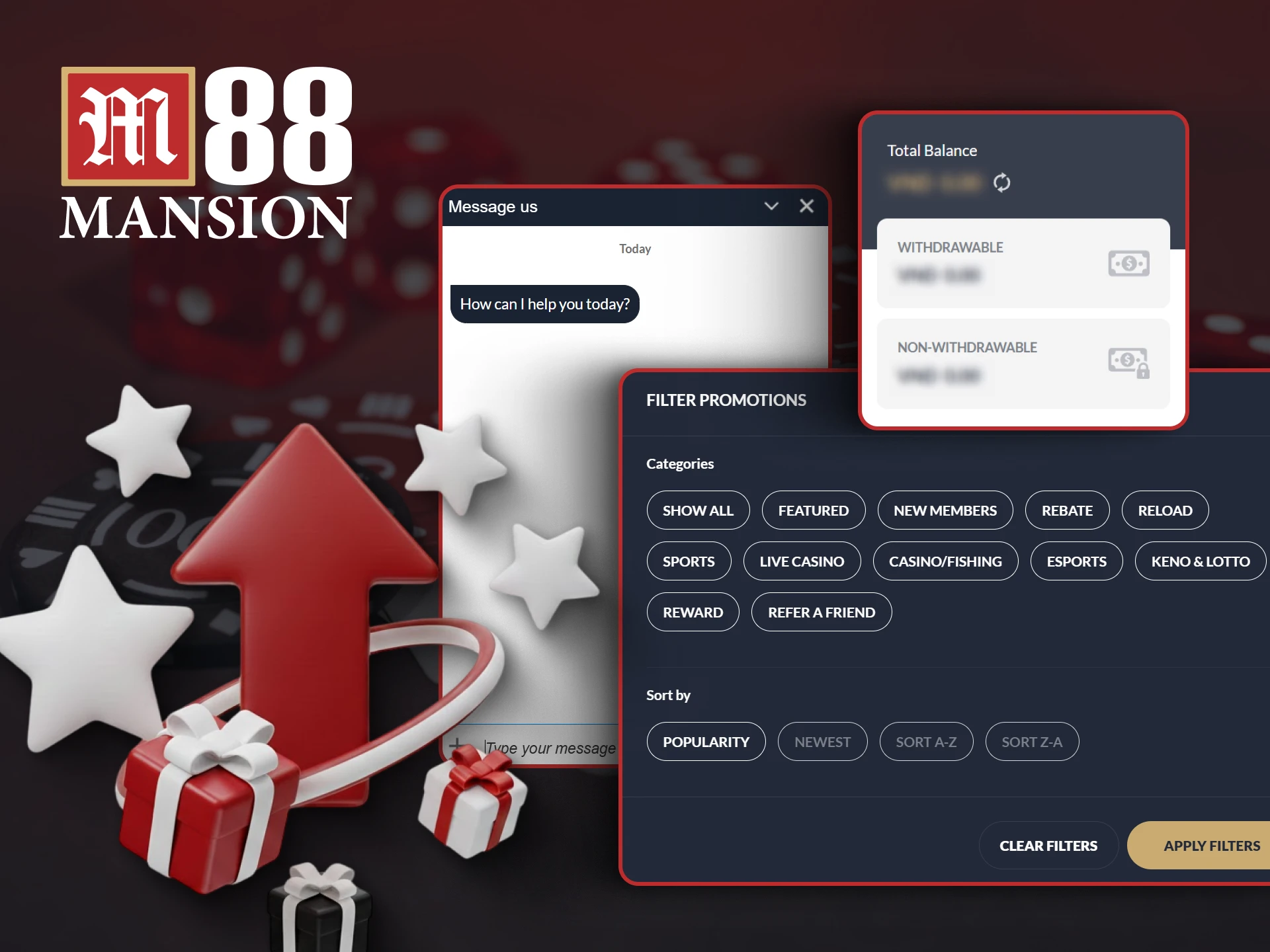 Maximize your value with the exclusive benefits offered by M88.