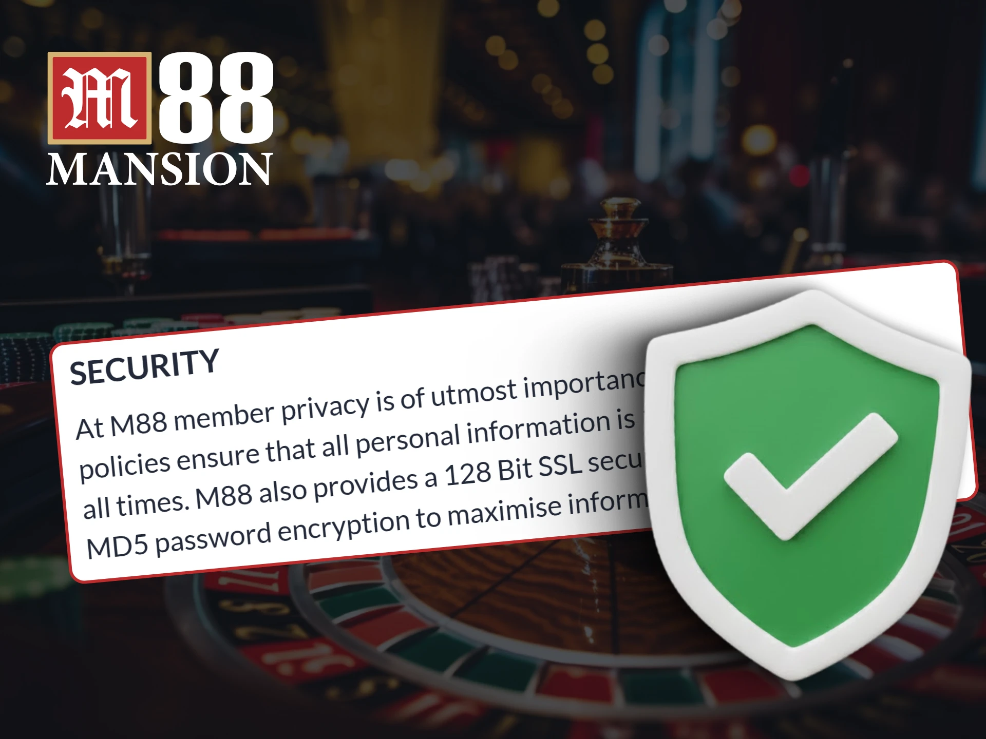 Trust M88 for top-tier safety and security of your account.