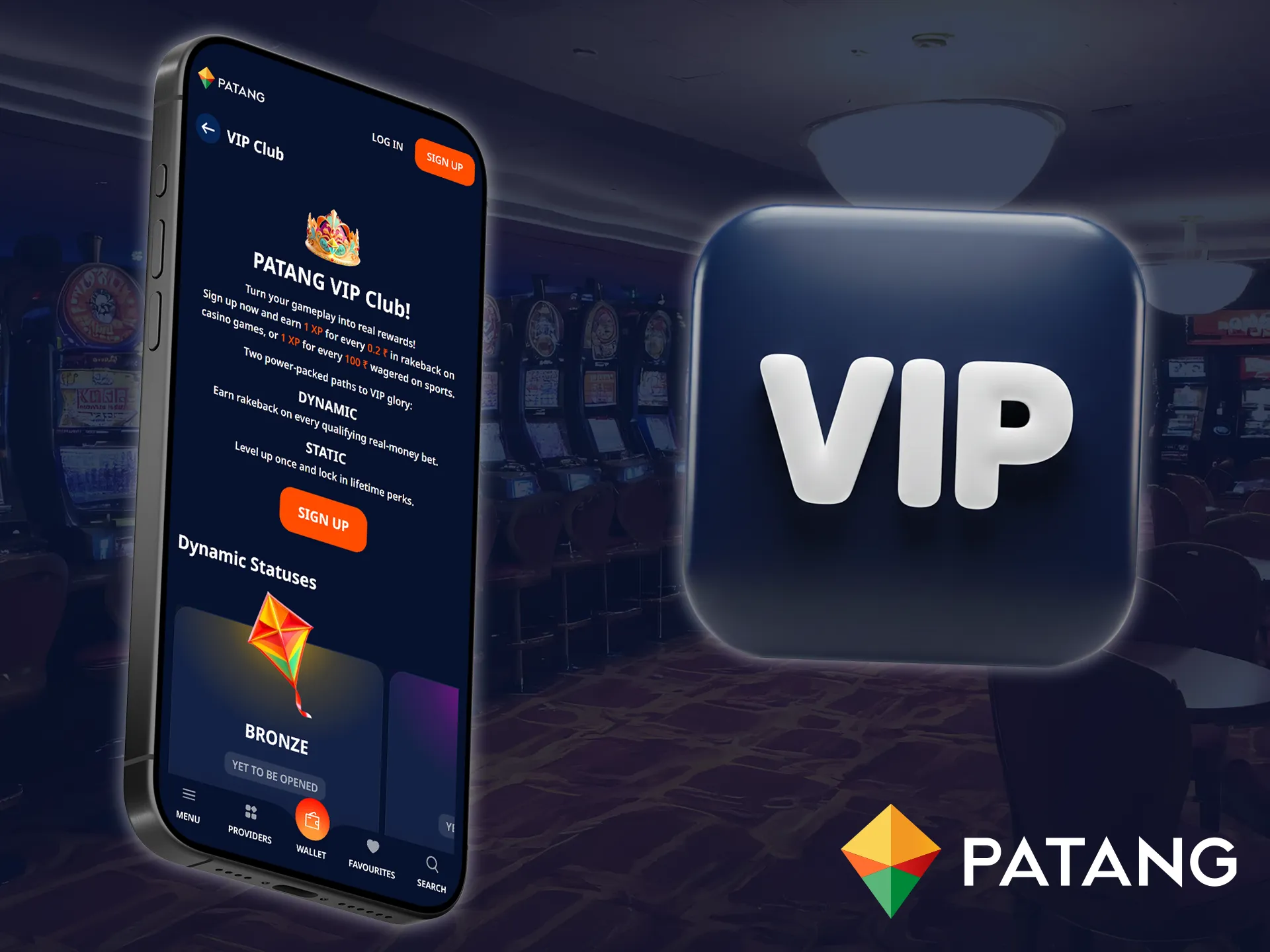 Join the VIP club on the Patang app to enjoy a range of benefits.
