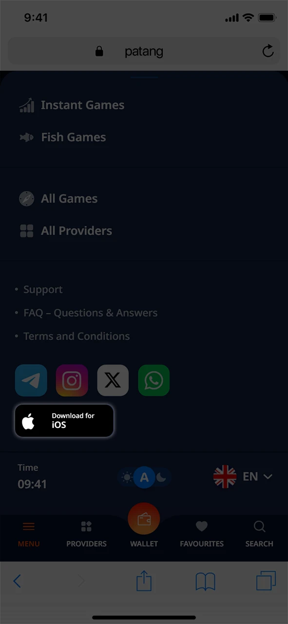 Start downloading the Patang app for iOS.