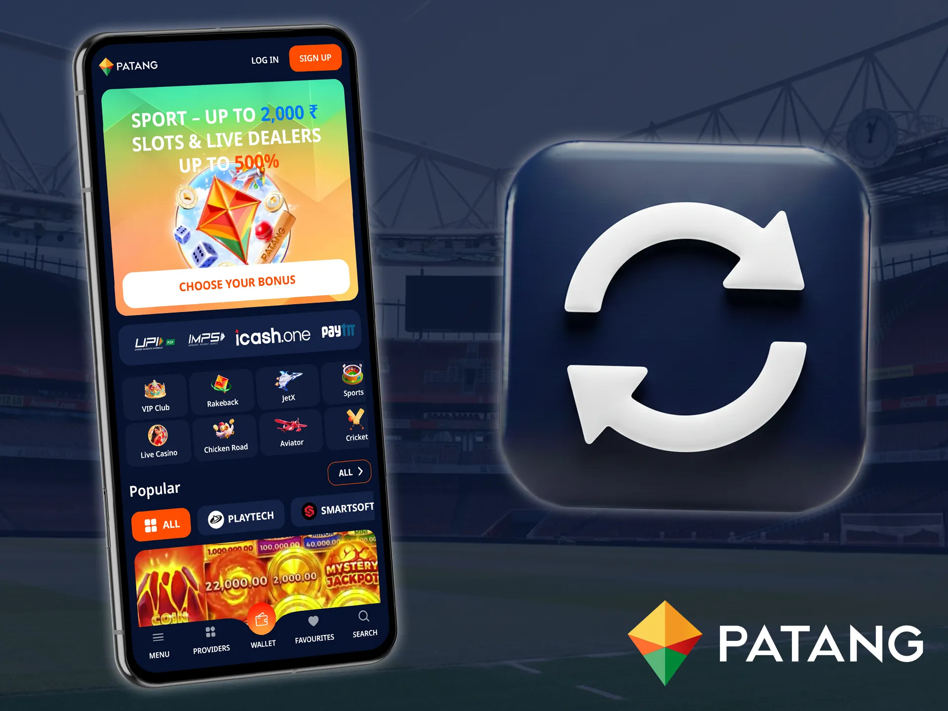 Reinstall the Patang app to update to the latest version.
