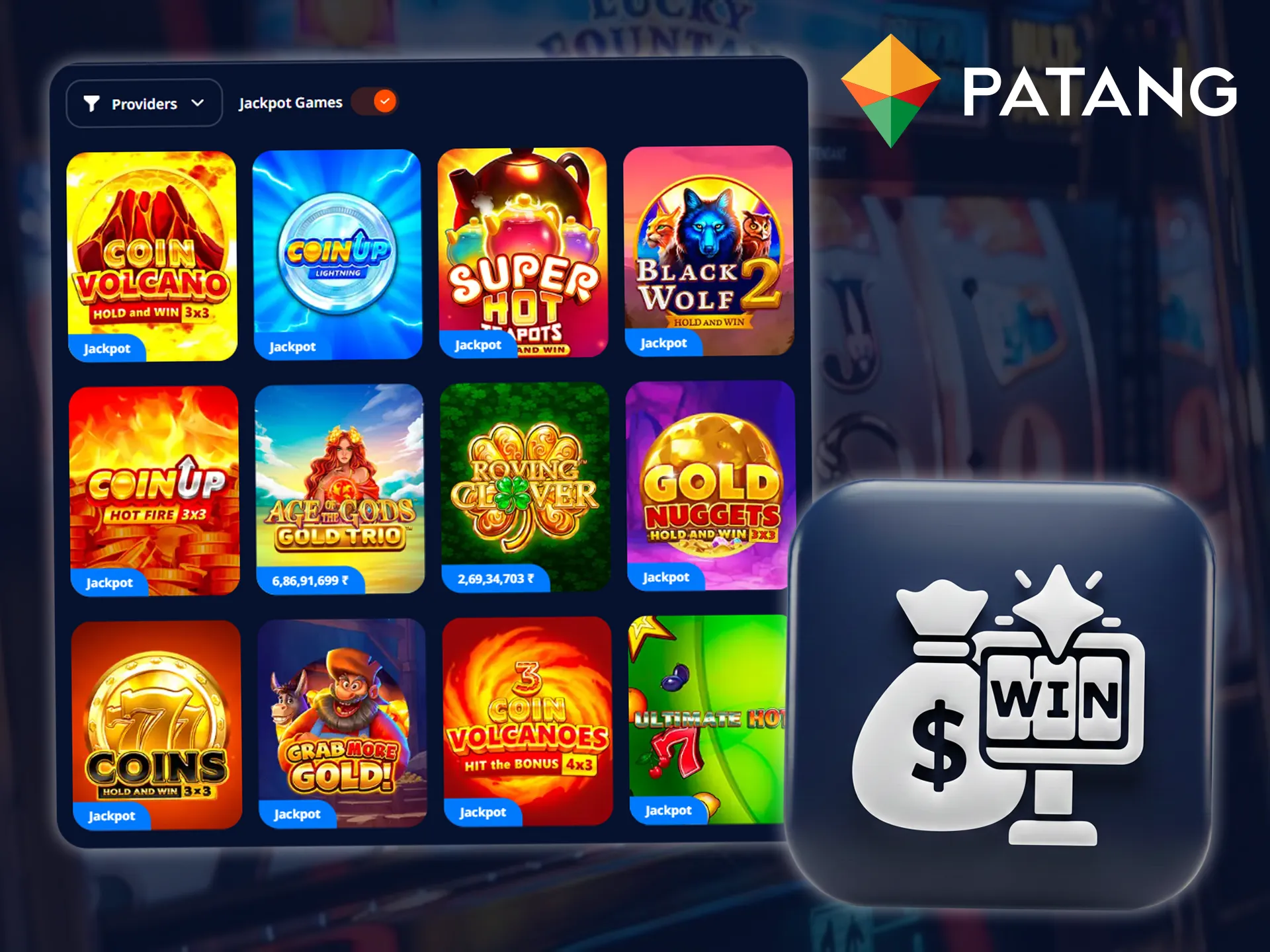 Play jackpot games at Patang, where small bets can lead to big wins.