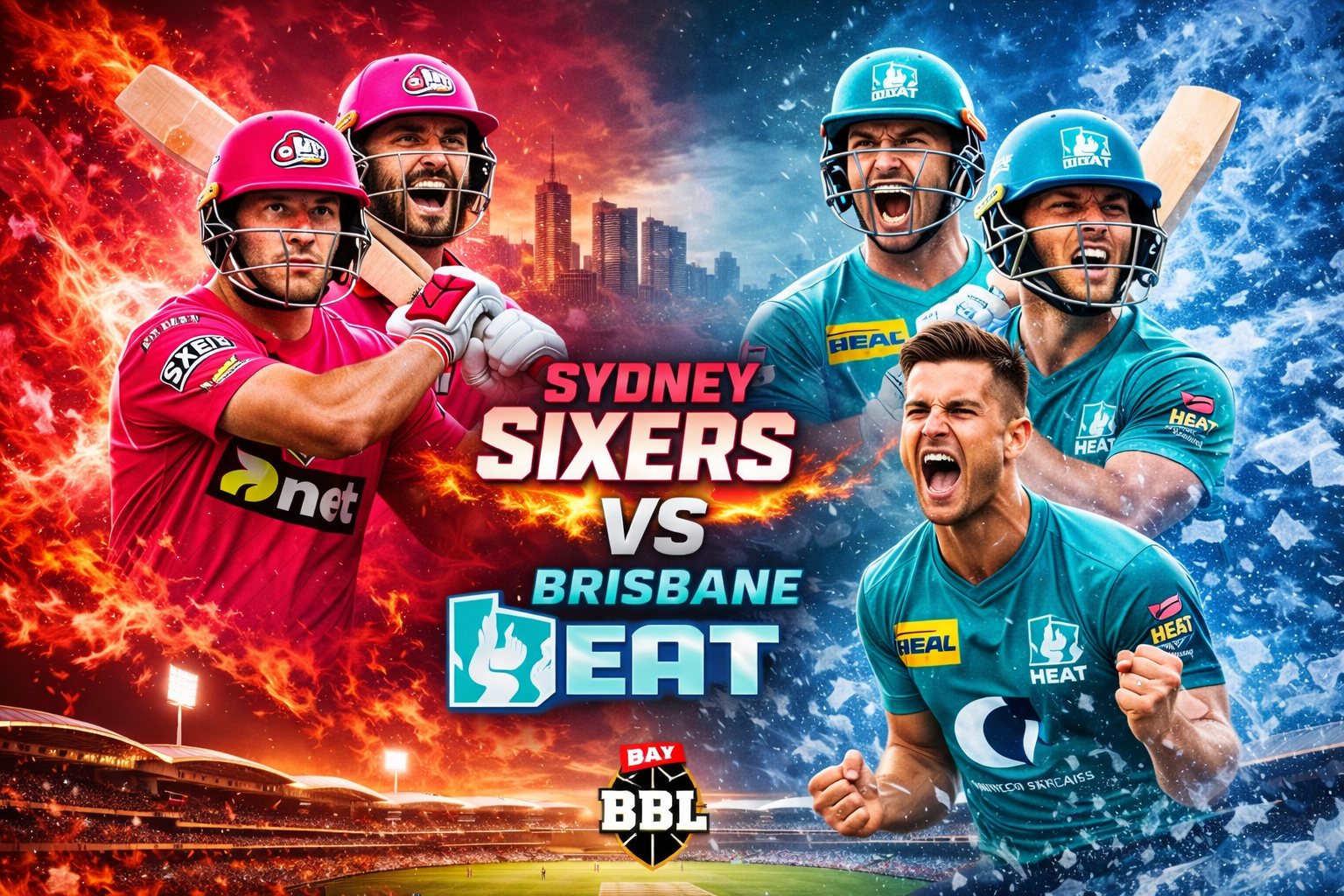 BBL 2025/26 | Match 24: Sydney Sixers vs Brisbane Heat | Preview and Predictions