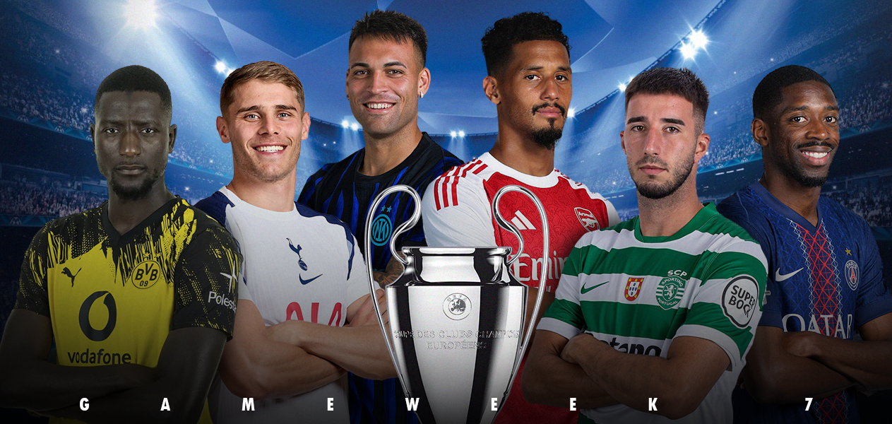 UCL 2025/26 Matchday 7 Predictions