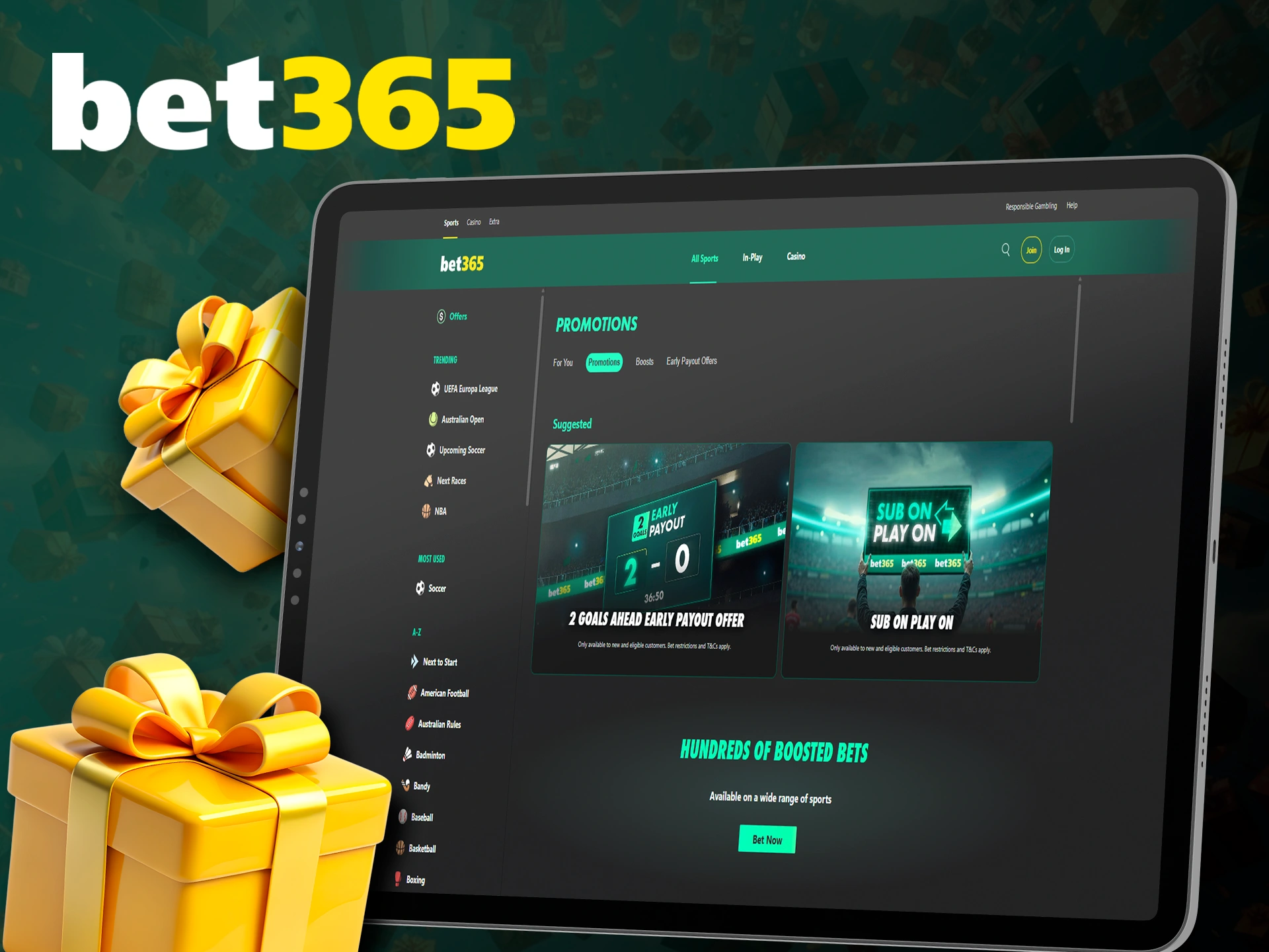 A welcome bonus for new users is already waiting for you at bet365.