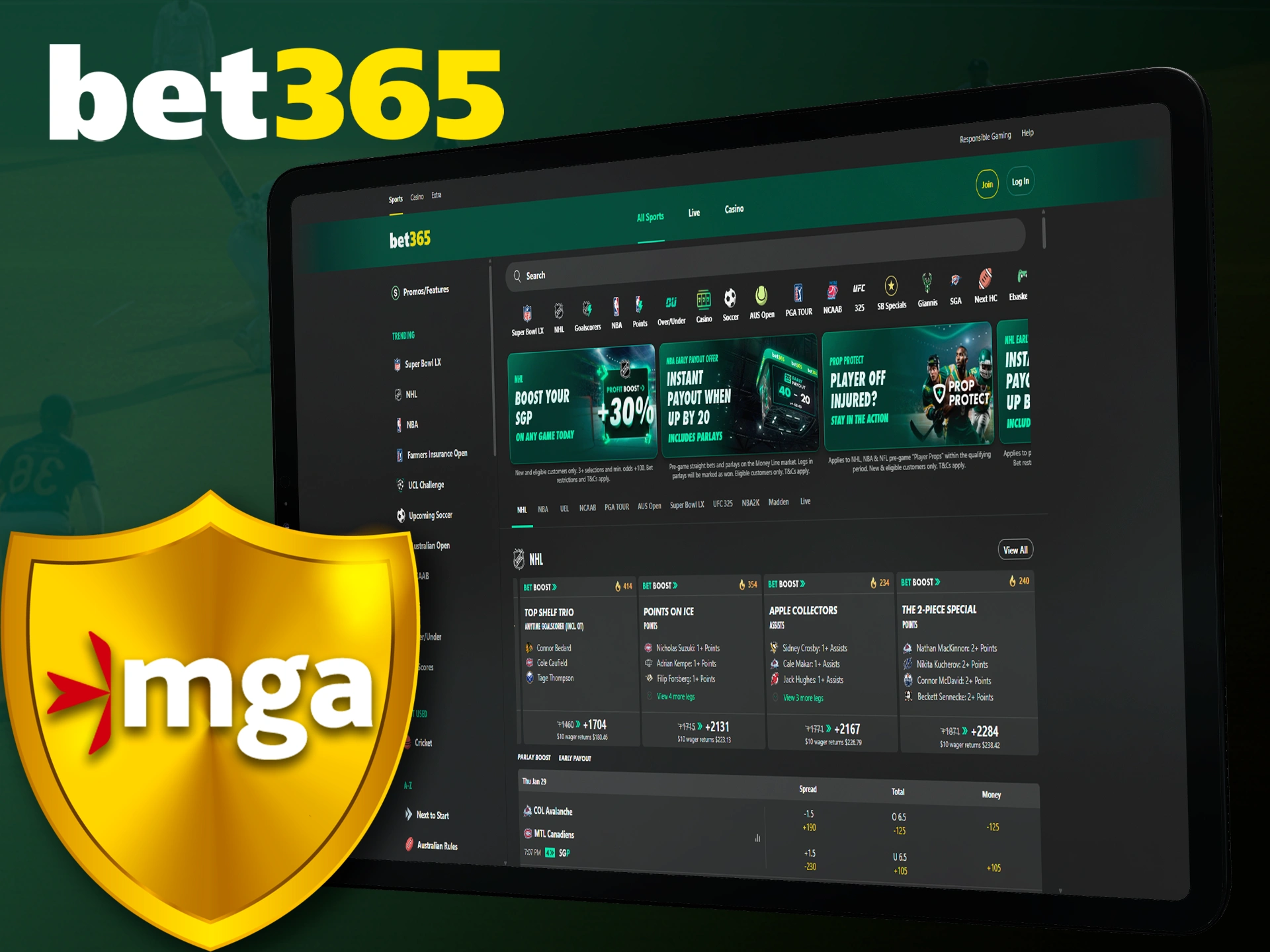 Bet365 is fully legal and licensed to operate in India.