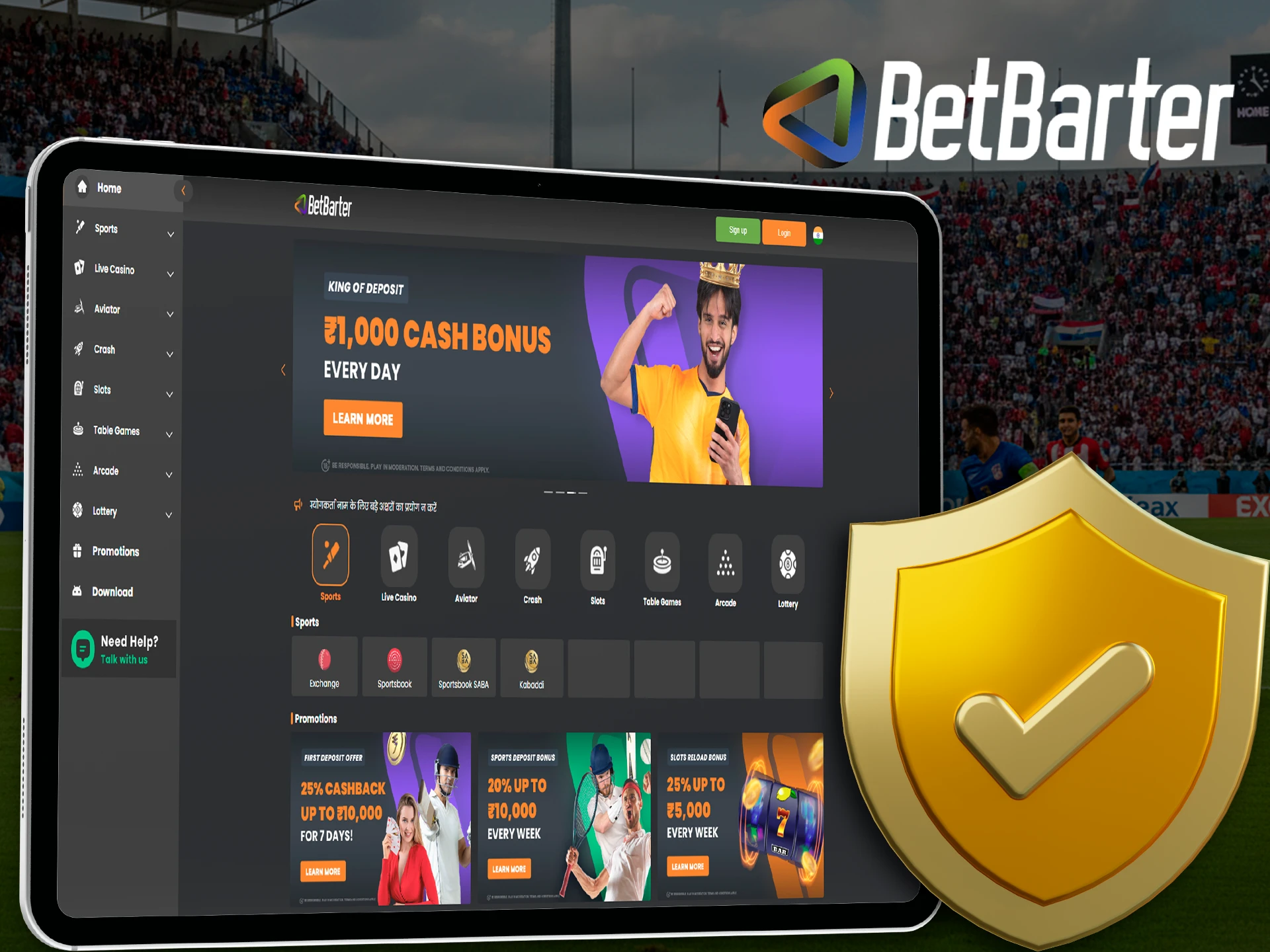 What license does the Betbarter Bookmaker online casino have.