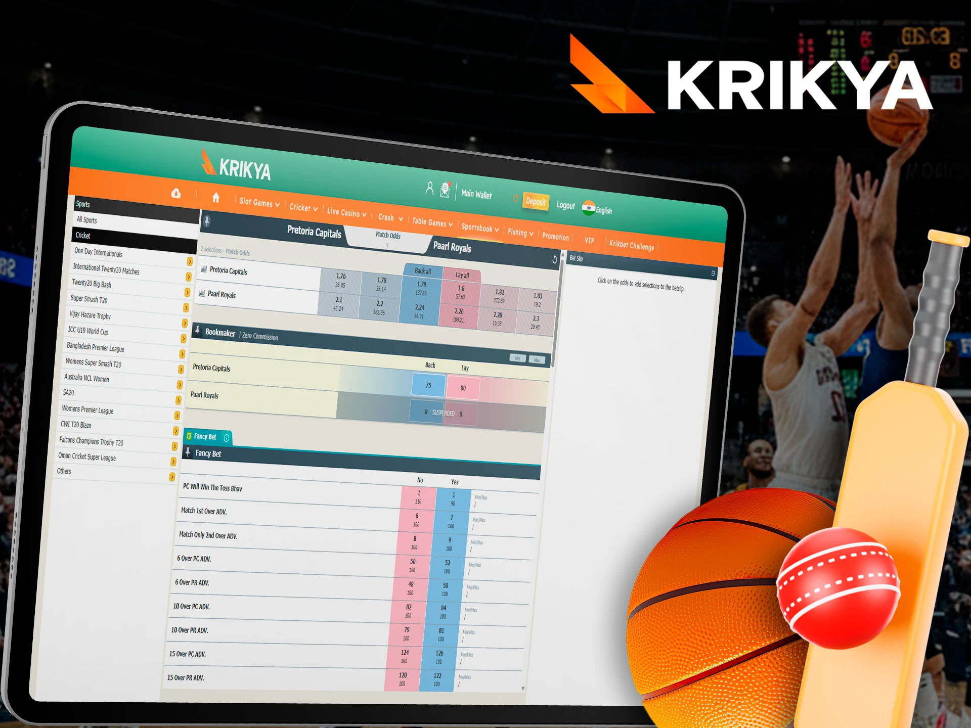 Explore popular and flexible betting options on the Krikya platform.