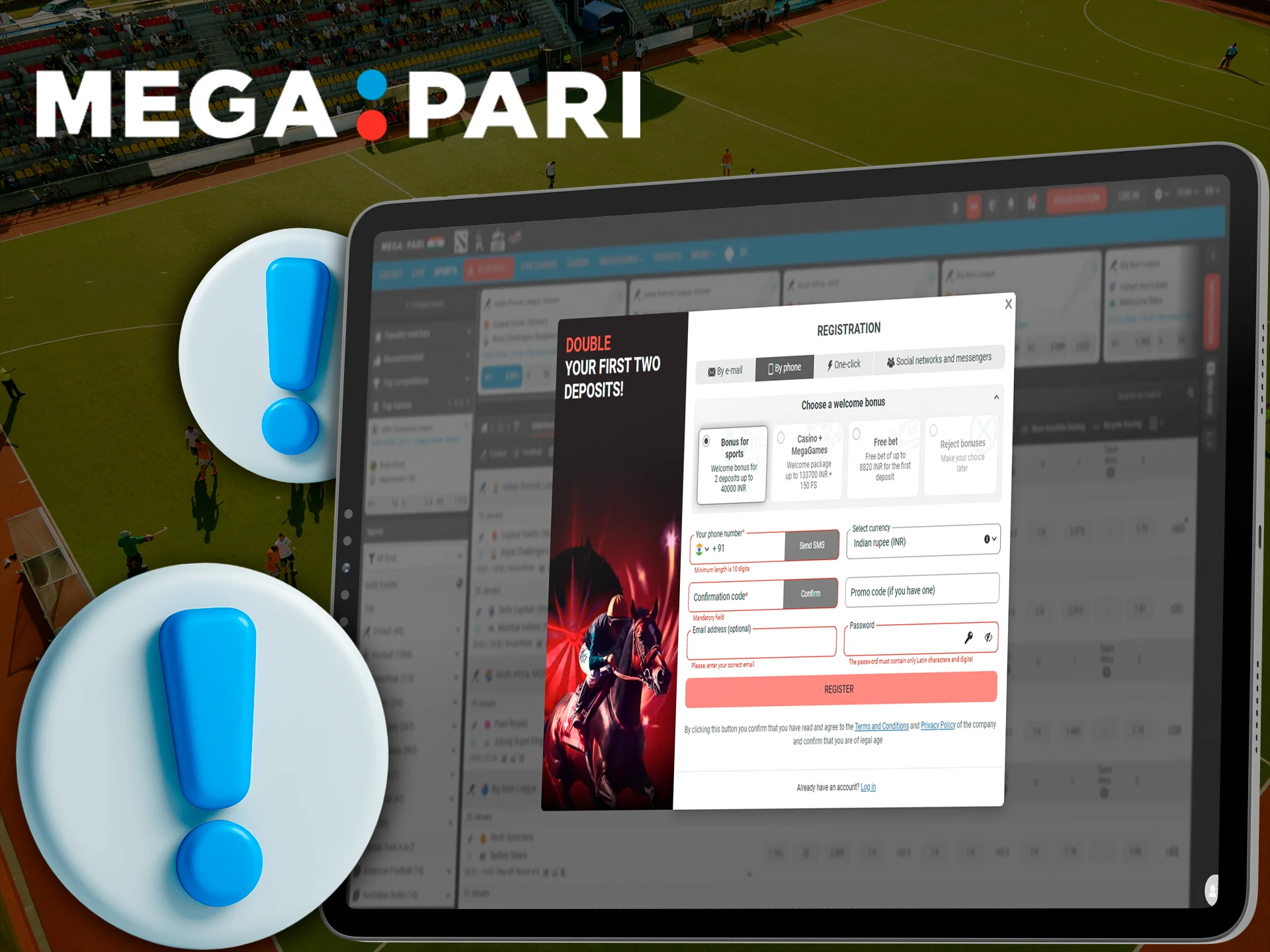 Learn more about Megapari to eliminate any difficulties you may encounter.