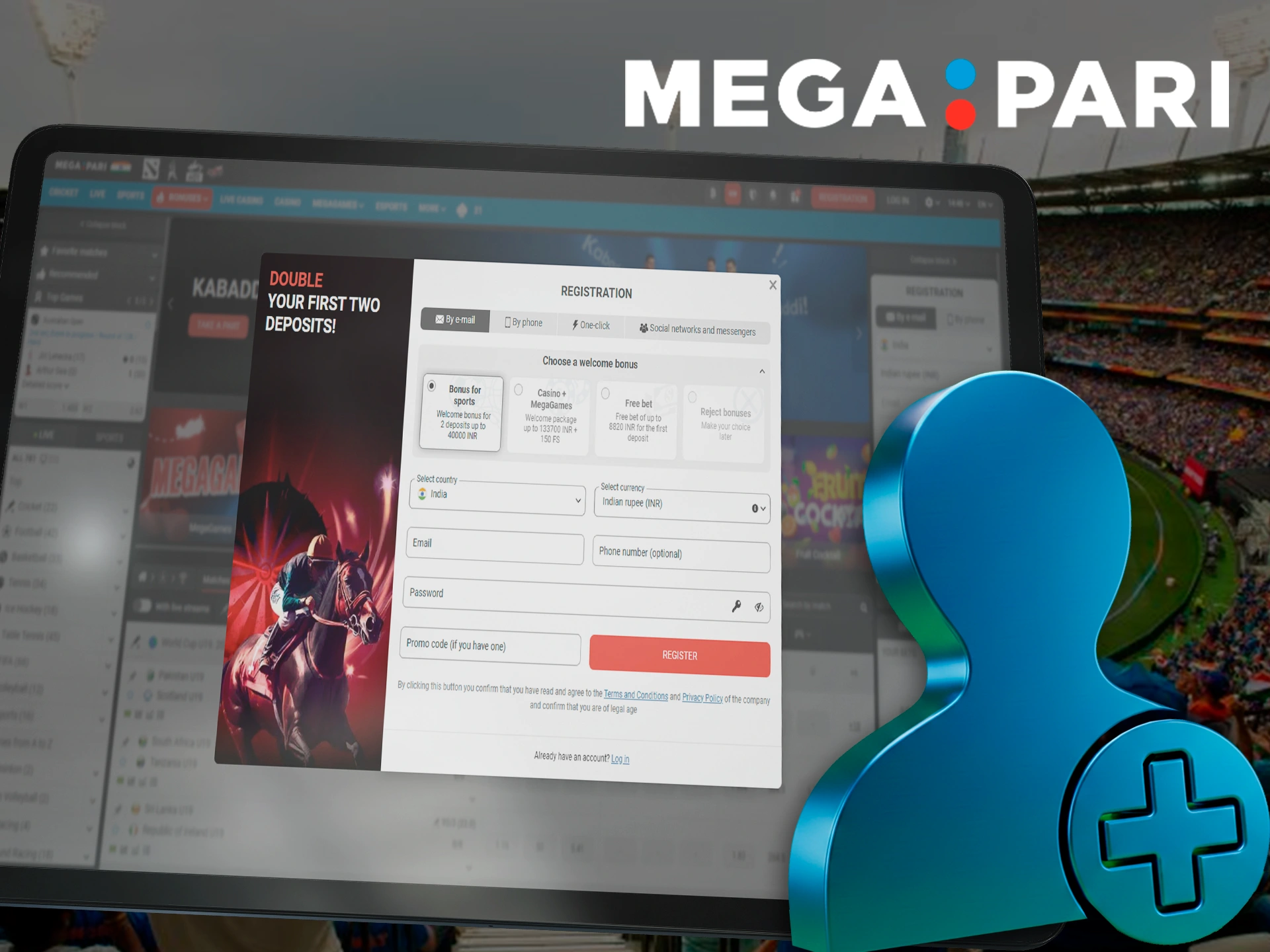 You can create a Megapari account in different ways.