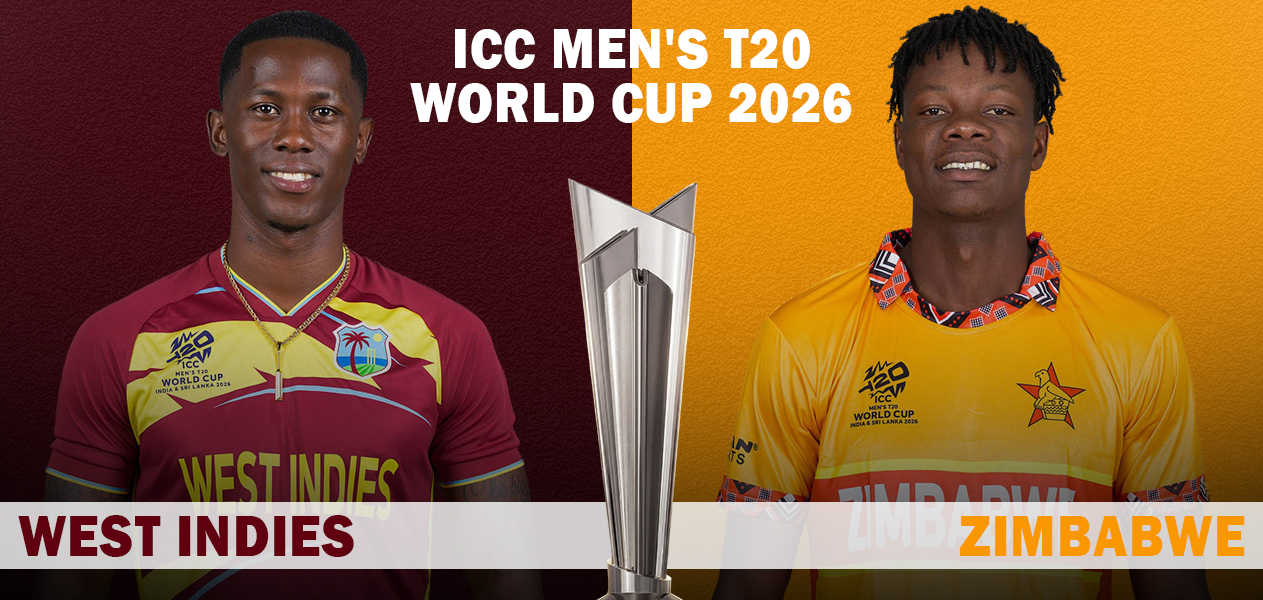 ICC 2026 Men's T20 WC | Match 44: West Indies vs Zimbabwe | Preview and Prediction