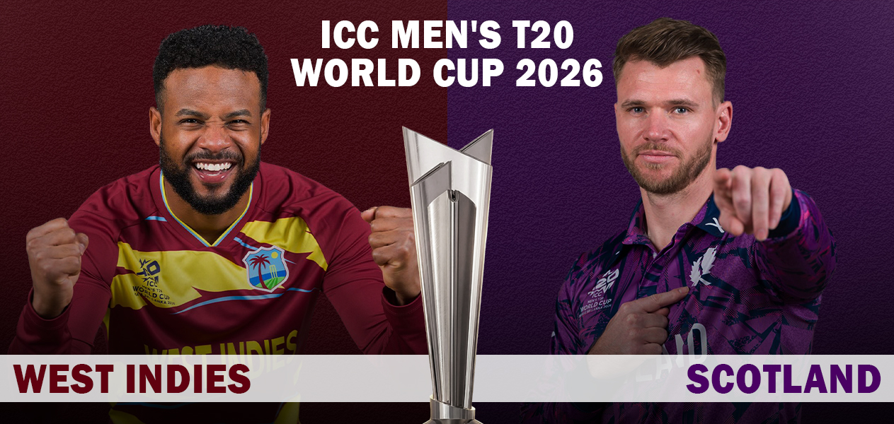 ICC T20 WC 2026 | Match 2: West Indies vs Scotland | Preview and Predictions