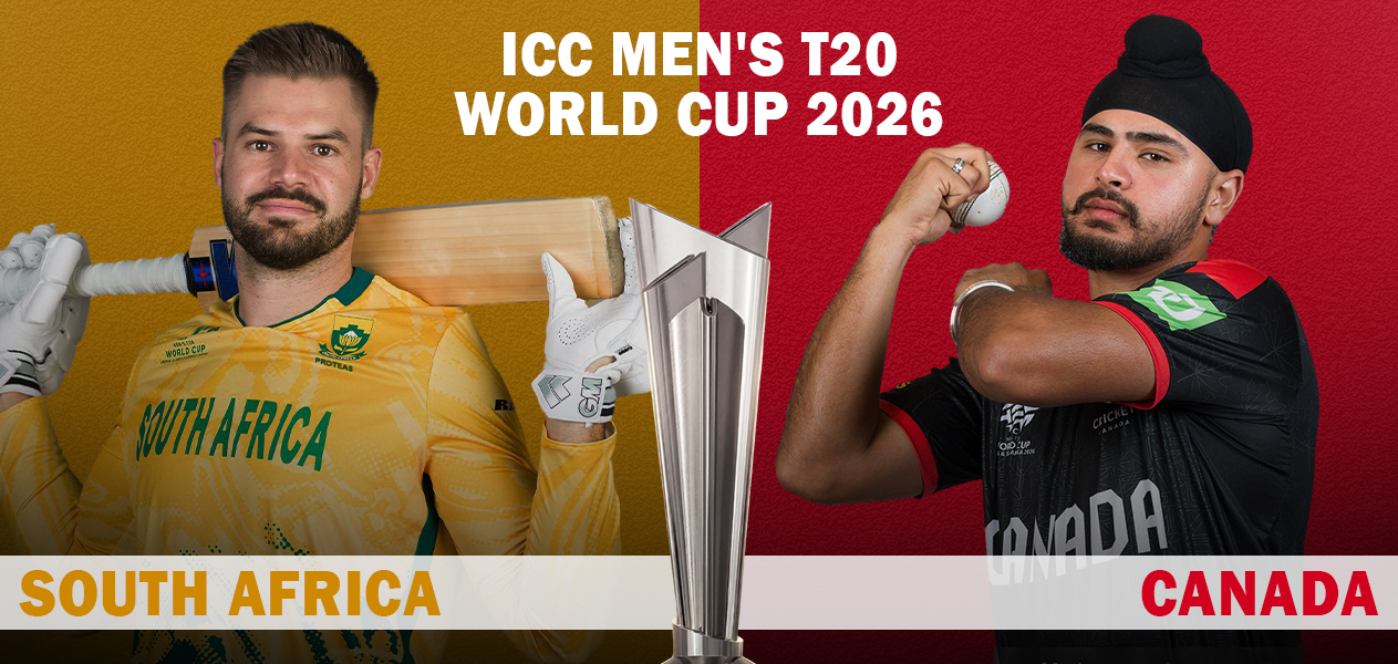 Here, we present our preview and predictions for Match 9 of the 2026 ICC Men's T20 WC, to be played between Canada and South Africa.