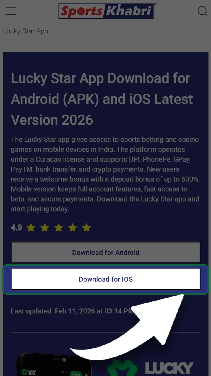 Direct link to the Lucky Star iOS version.