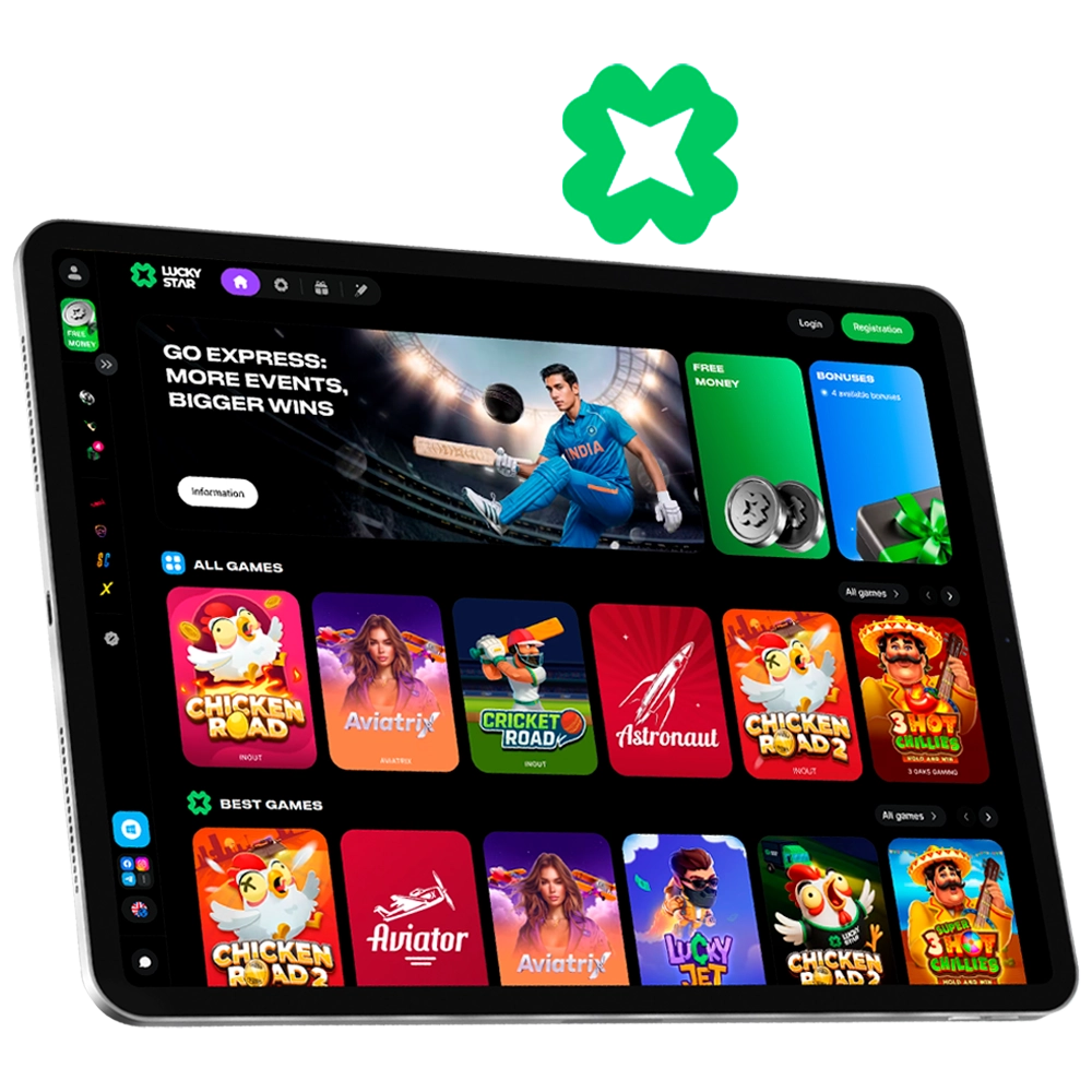 Official Lucky Star betting and casino review.