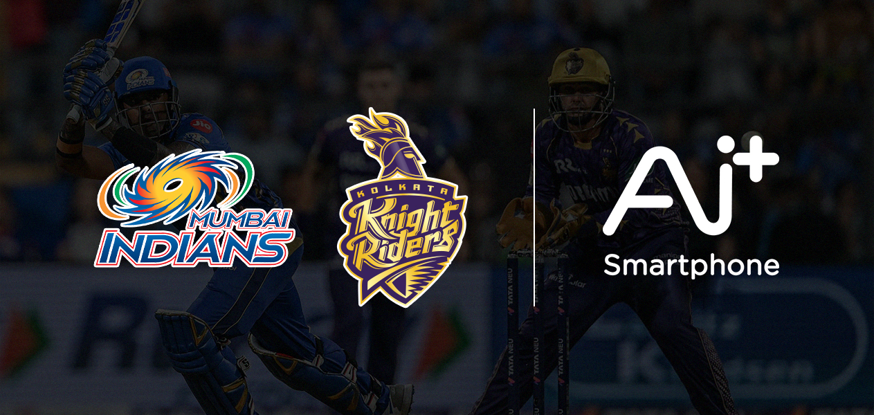 KKR, Mumbai Indians Ai+ Smartphone