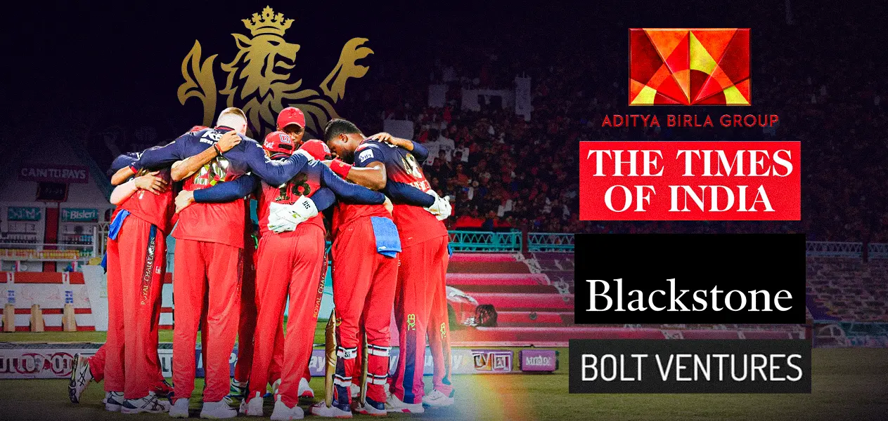 RCB Aditya Birla Group, Times of India, Bolt Ventures Blackstone
