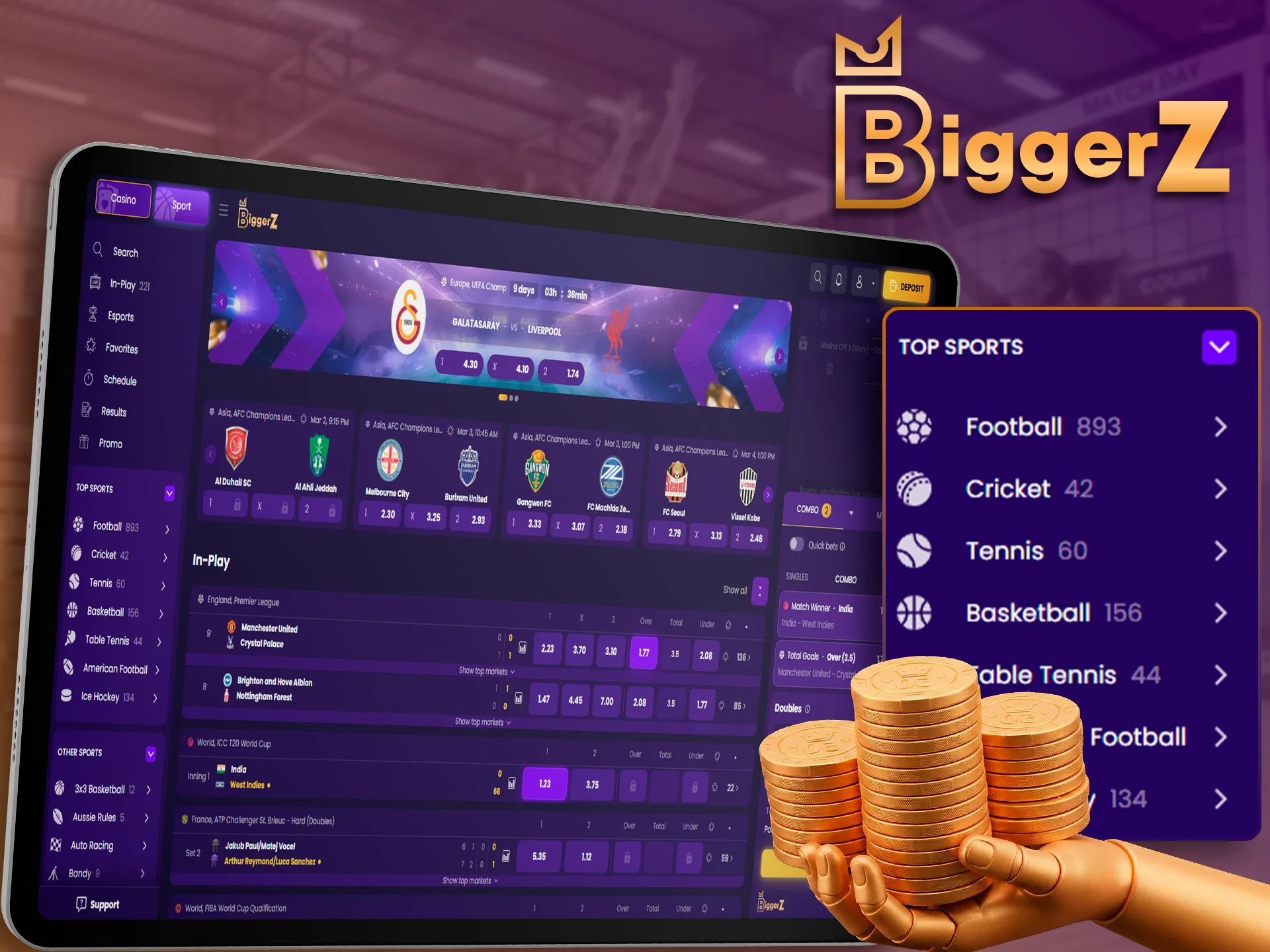 Quick guide to start your betting journey on BiggerZ.