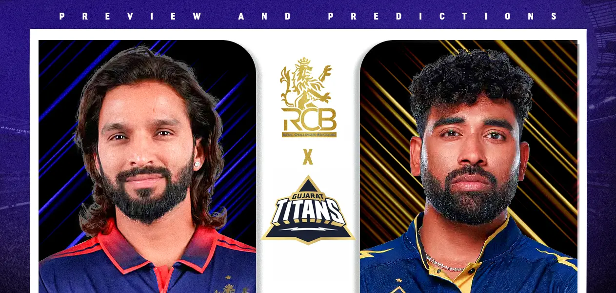 IPL 2026 | Match 34: RCB vs GT | Preview and Prediction