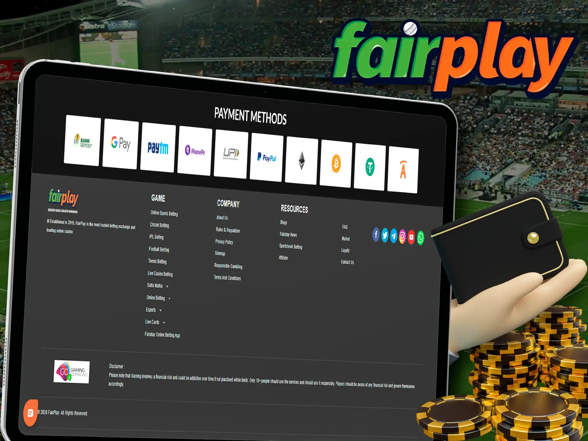 Fairplay ensures fast and secure transactions for its customers.