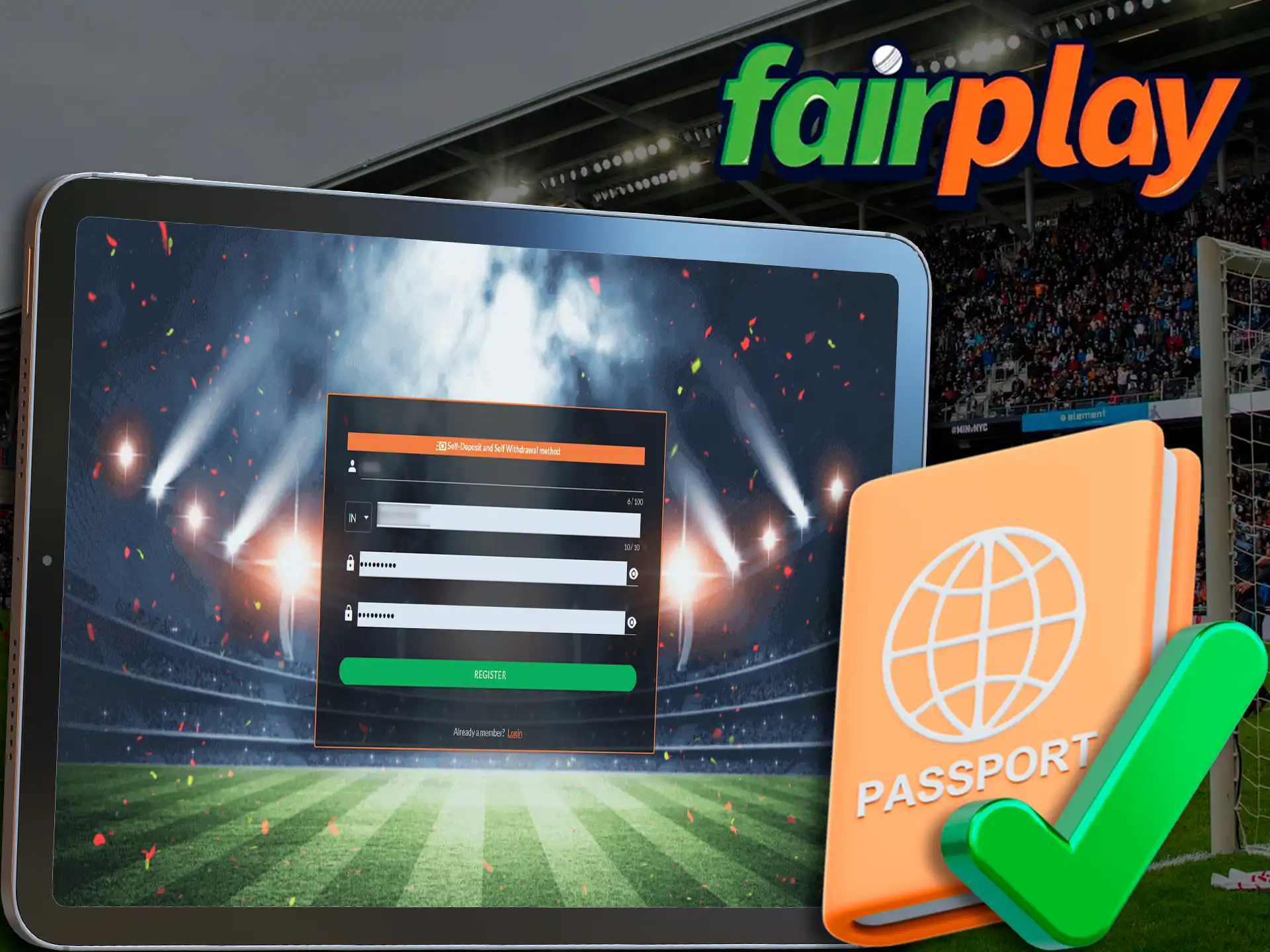 In order for you to access instant withdrawals from Fairplay Casino you need to confirm your personal account.