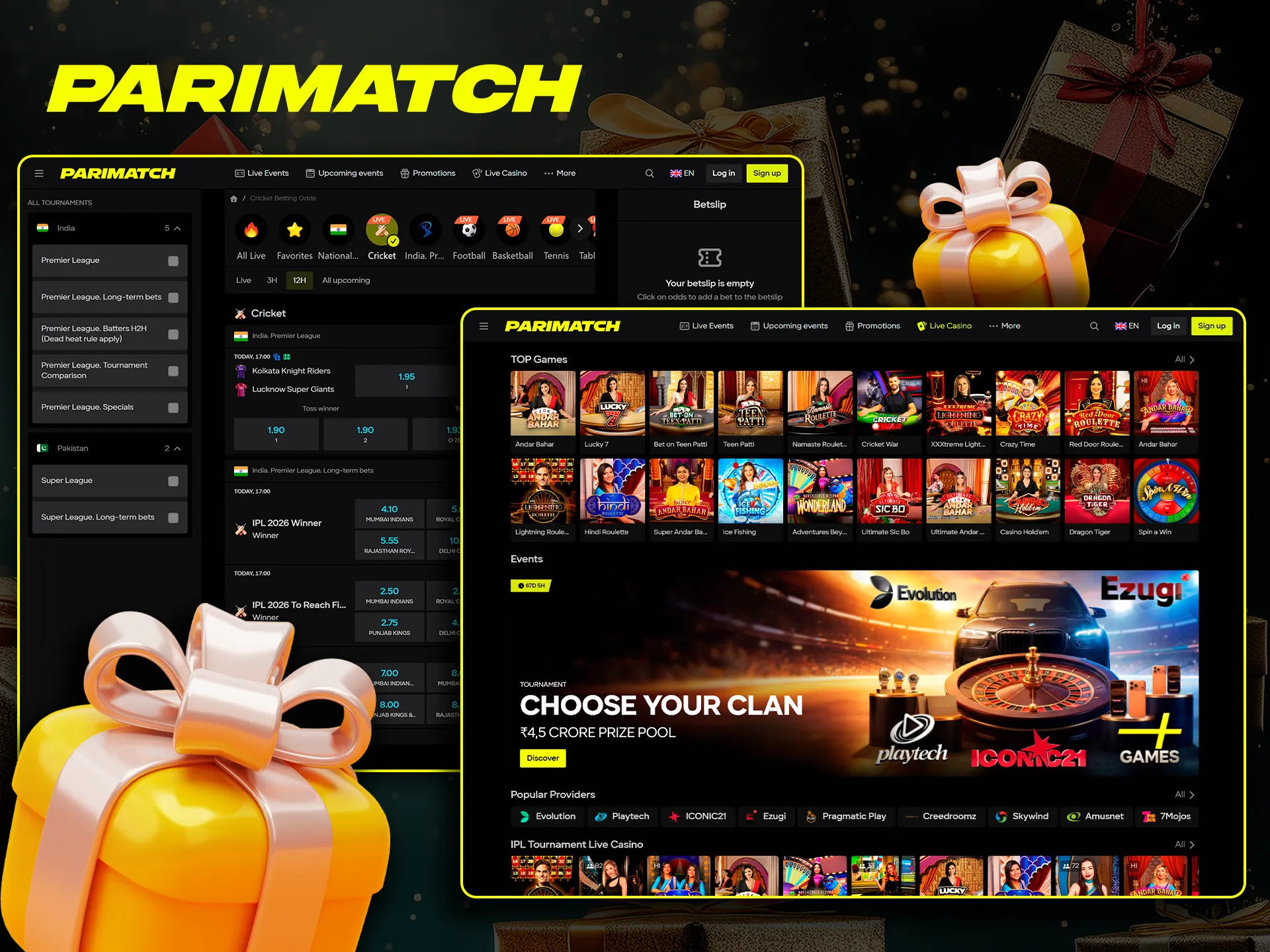 Before you can withdraw your Parimacth bonus funds, you will need to meet certain wagering requirements.