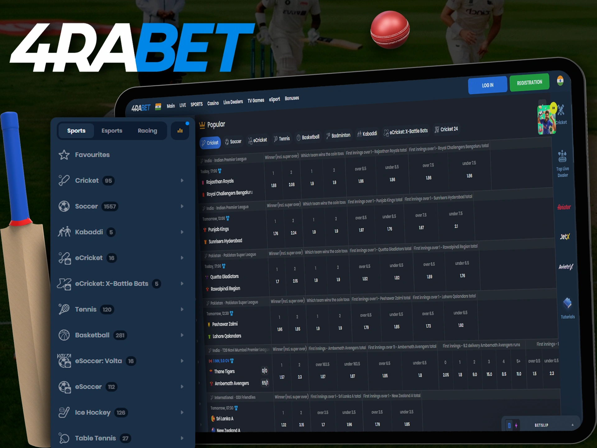 Detailed review of 4Rabet sports betting and casino features.