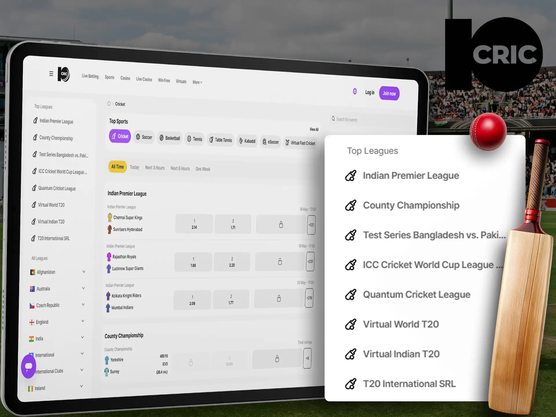 10Cric provides a platform for Indian cricket fans to place their bets on a wide range of cricket events.
