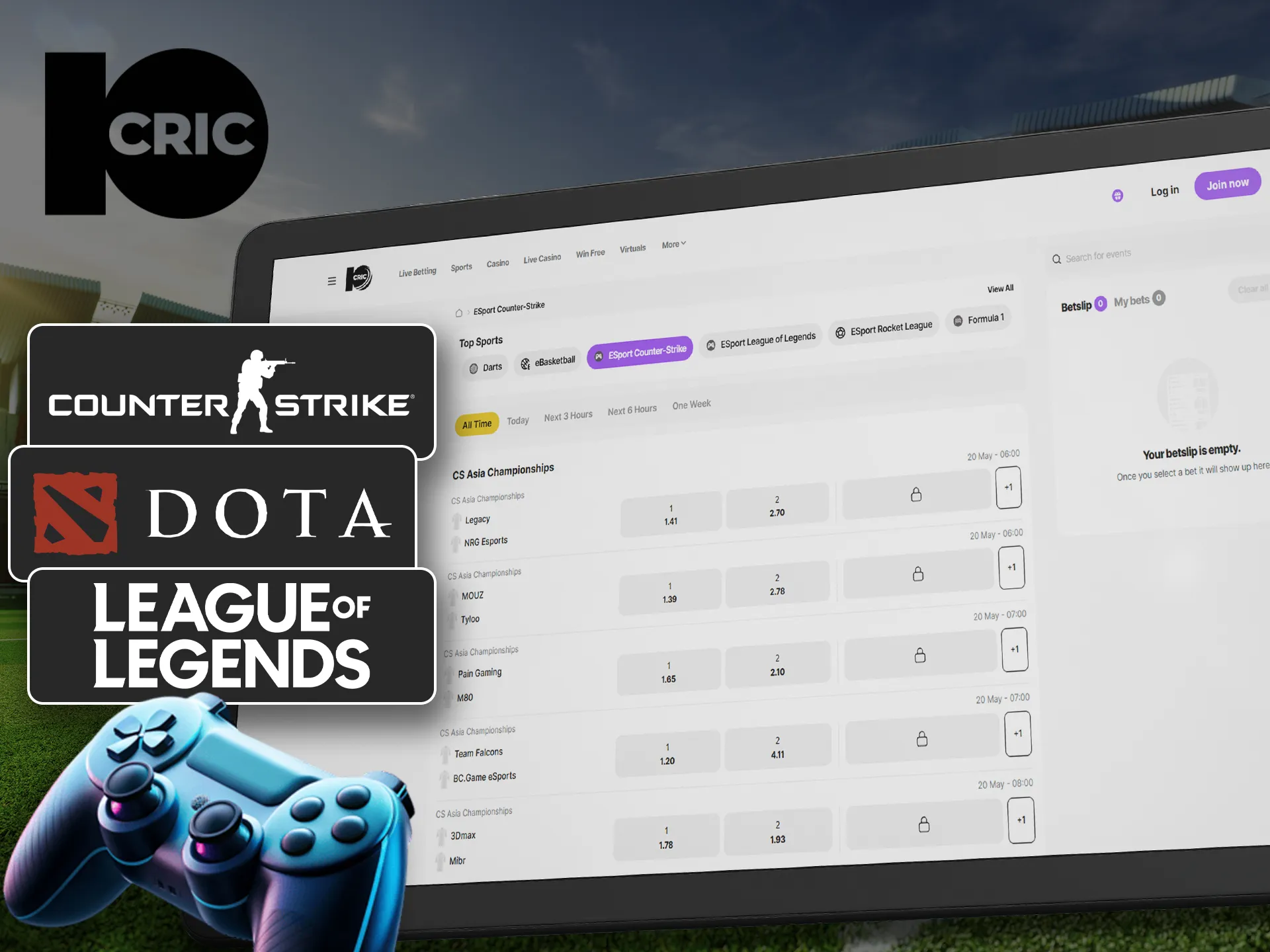 Take part in Esport tournaments to get a chance to win a lot of money.