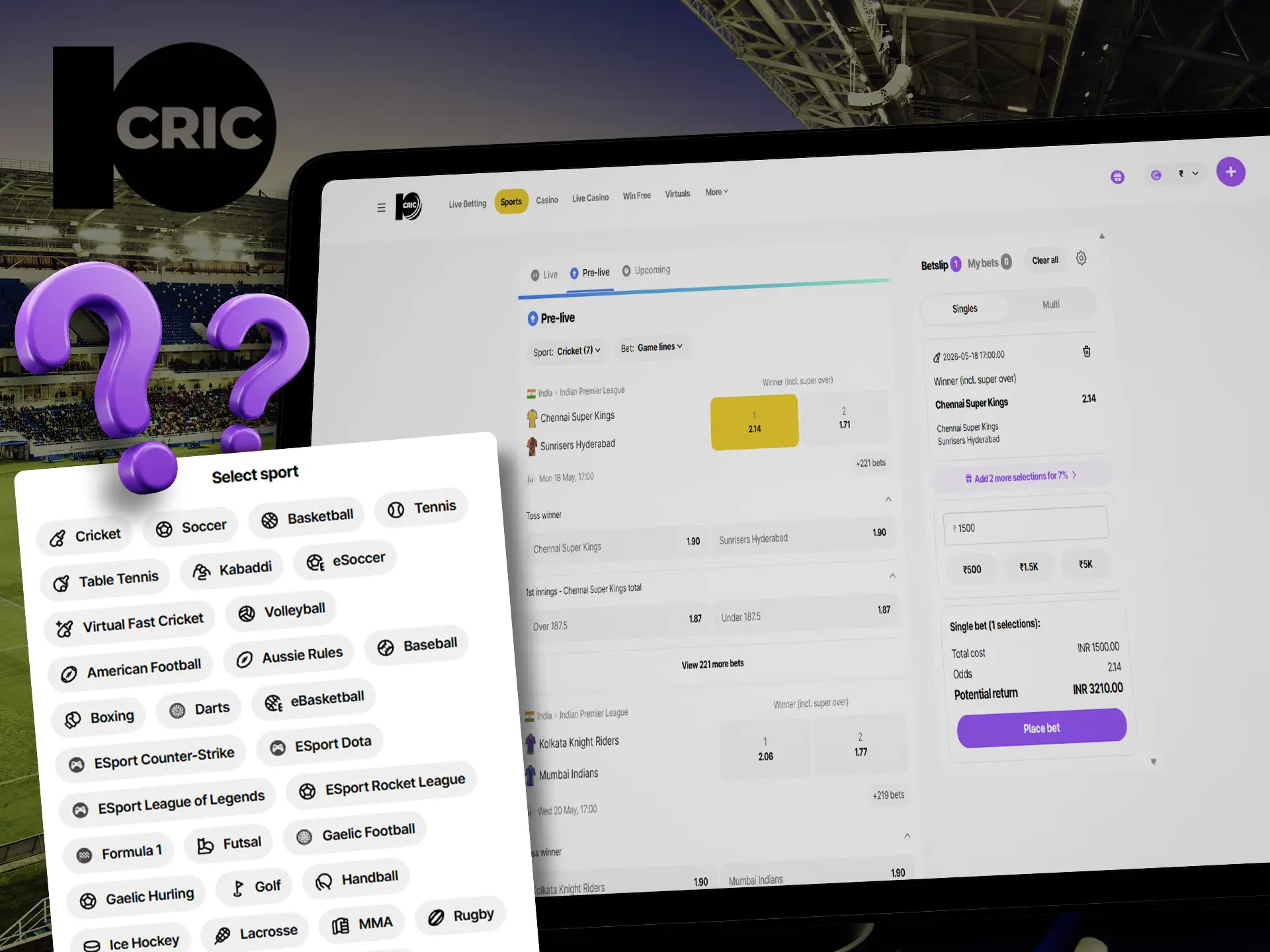 Learn how to bet on the 10Cric website by following these instructions.