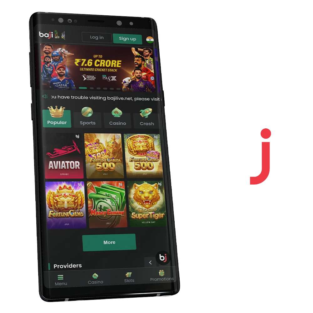 Win big by playing the Baji app.