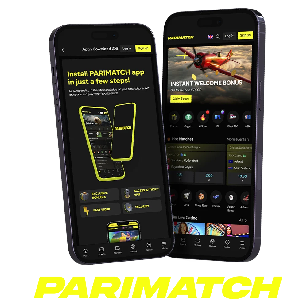 Parimatch is waiting for your bet in its adaptive app.