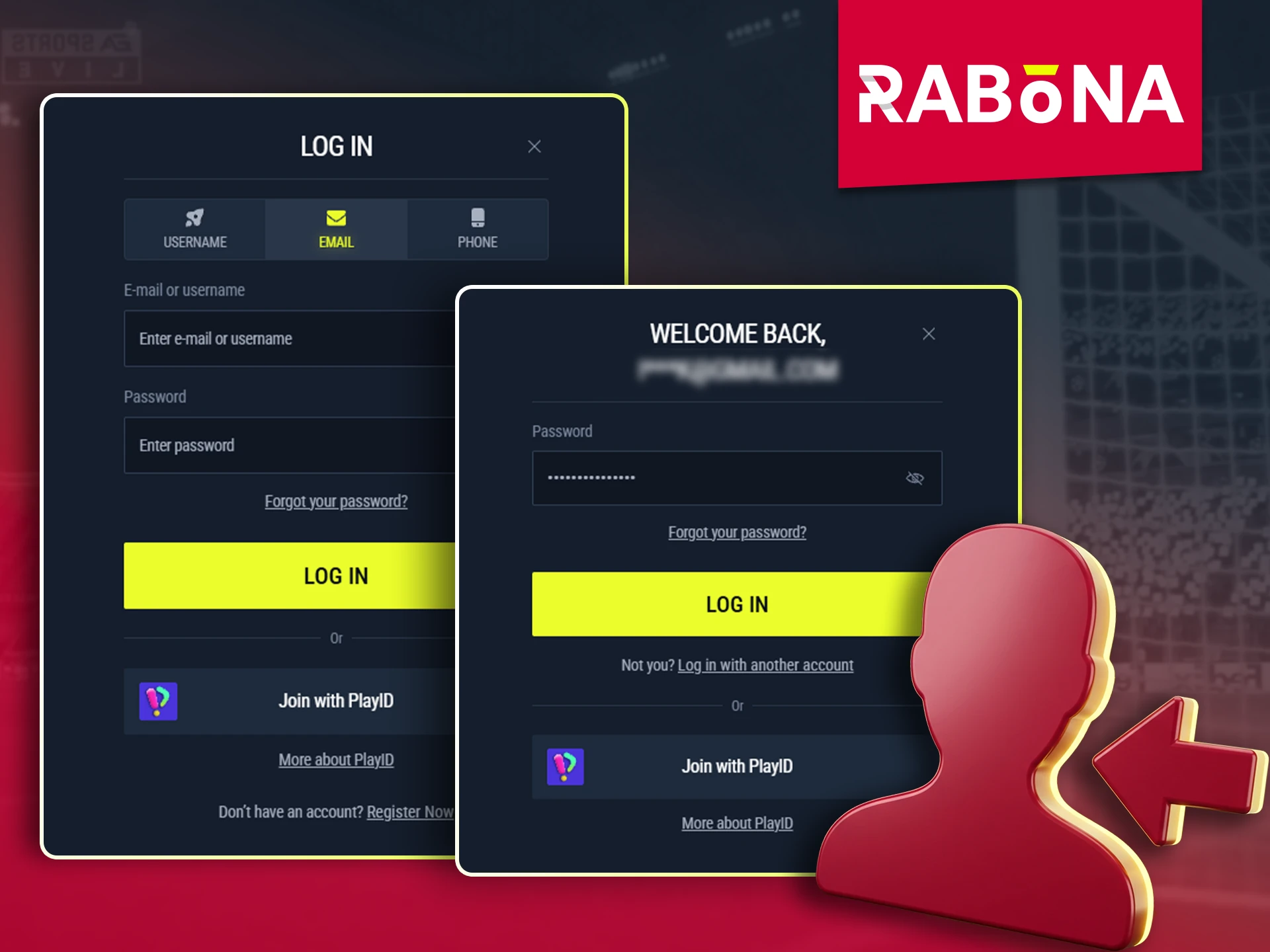 How to quickly login into your Rabona betting account.