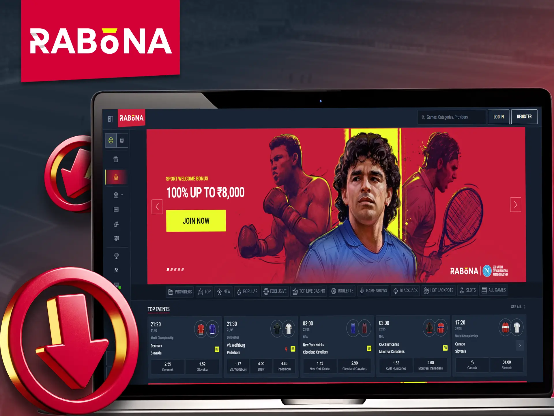 Experience the Rabona betting platform smoothly on your PC.