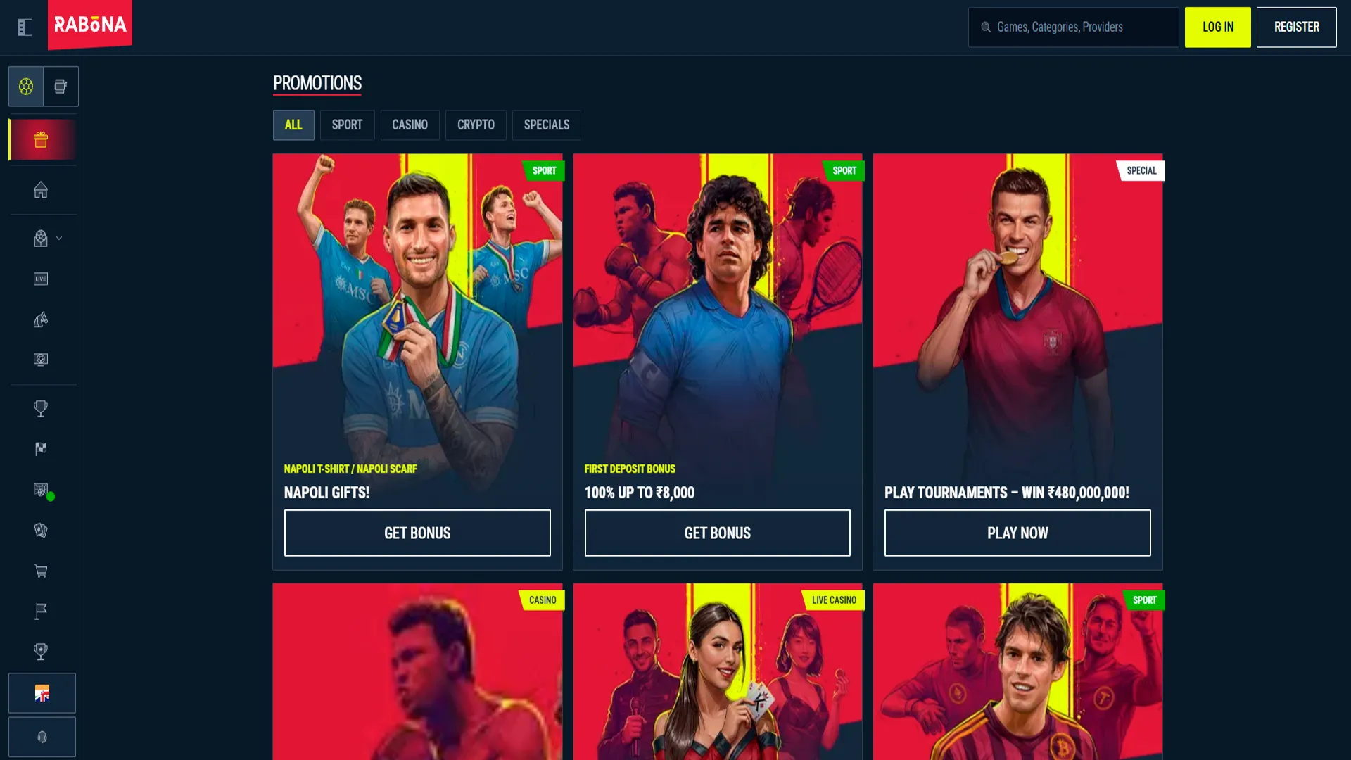Discover lucrative bonuses on the Rabona promotions page.