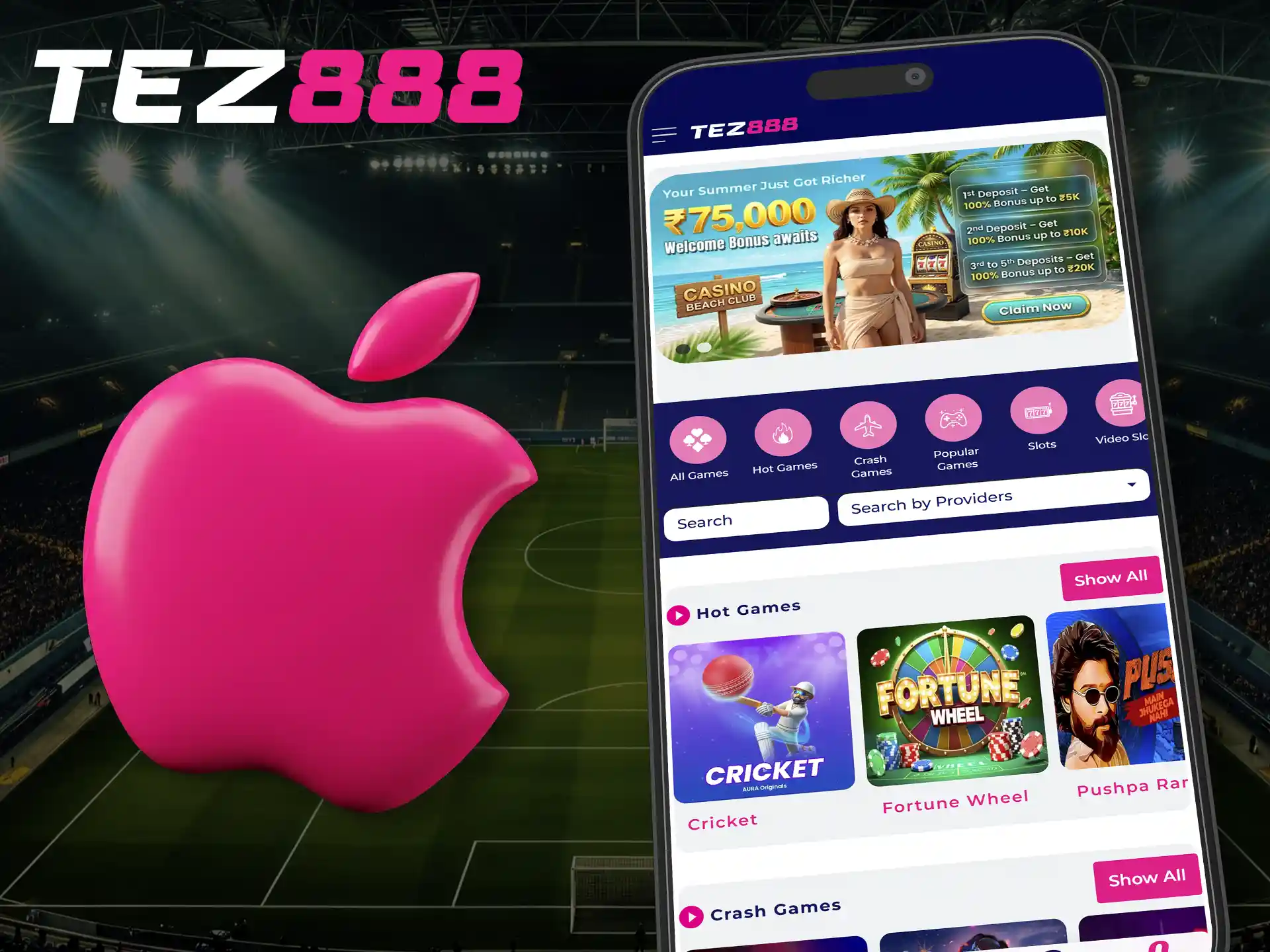 Try the iOS app from Tez888.