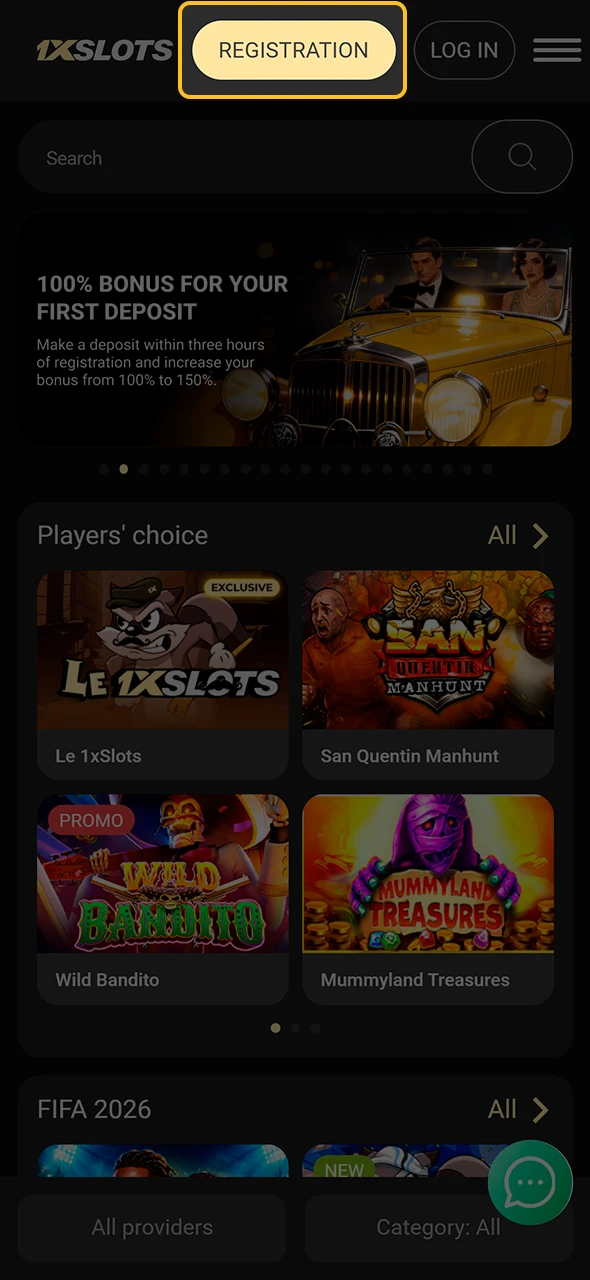 Create your new 1xSlots gaming profile quickly today.
