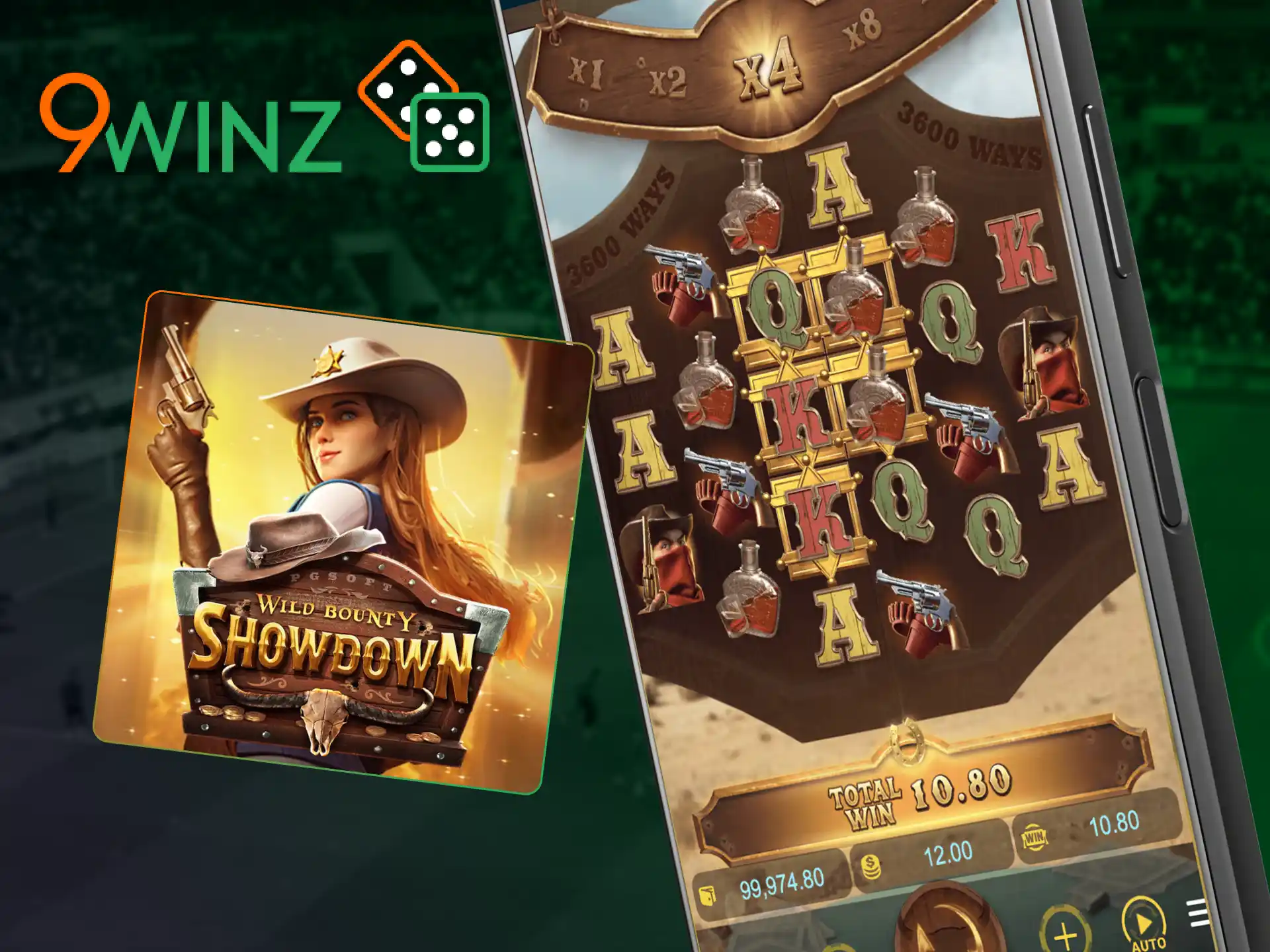 Trigger big wins in Wild Bounty Showdown on the 9winz app platform.