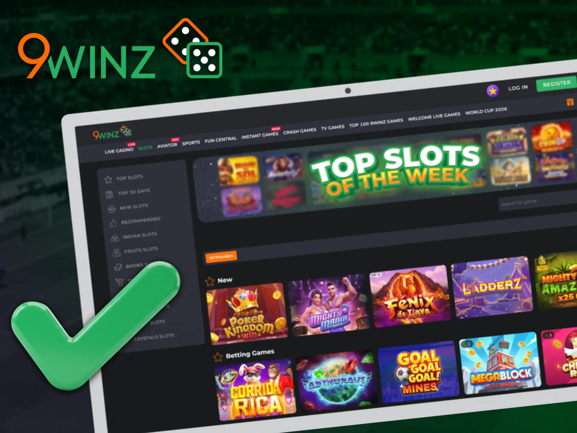 Check the legal status of the 9winz platform to place secure bets online.