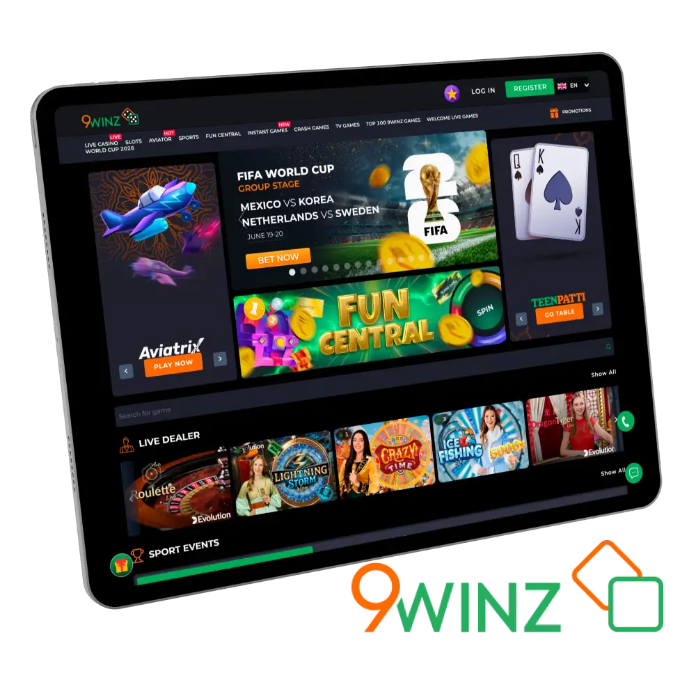 Visit the official 9winz website to enjoy premium sports betting and online casino games in India.