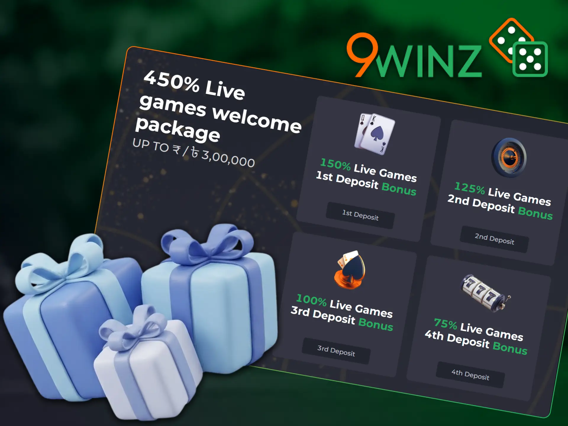 Activate the 9winz sports welcome bonus to bet on IPL matches.