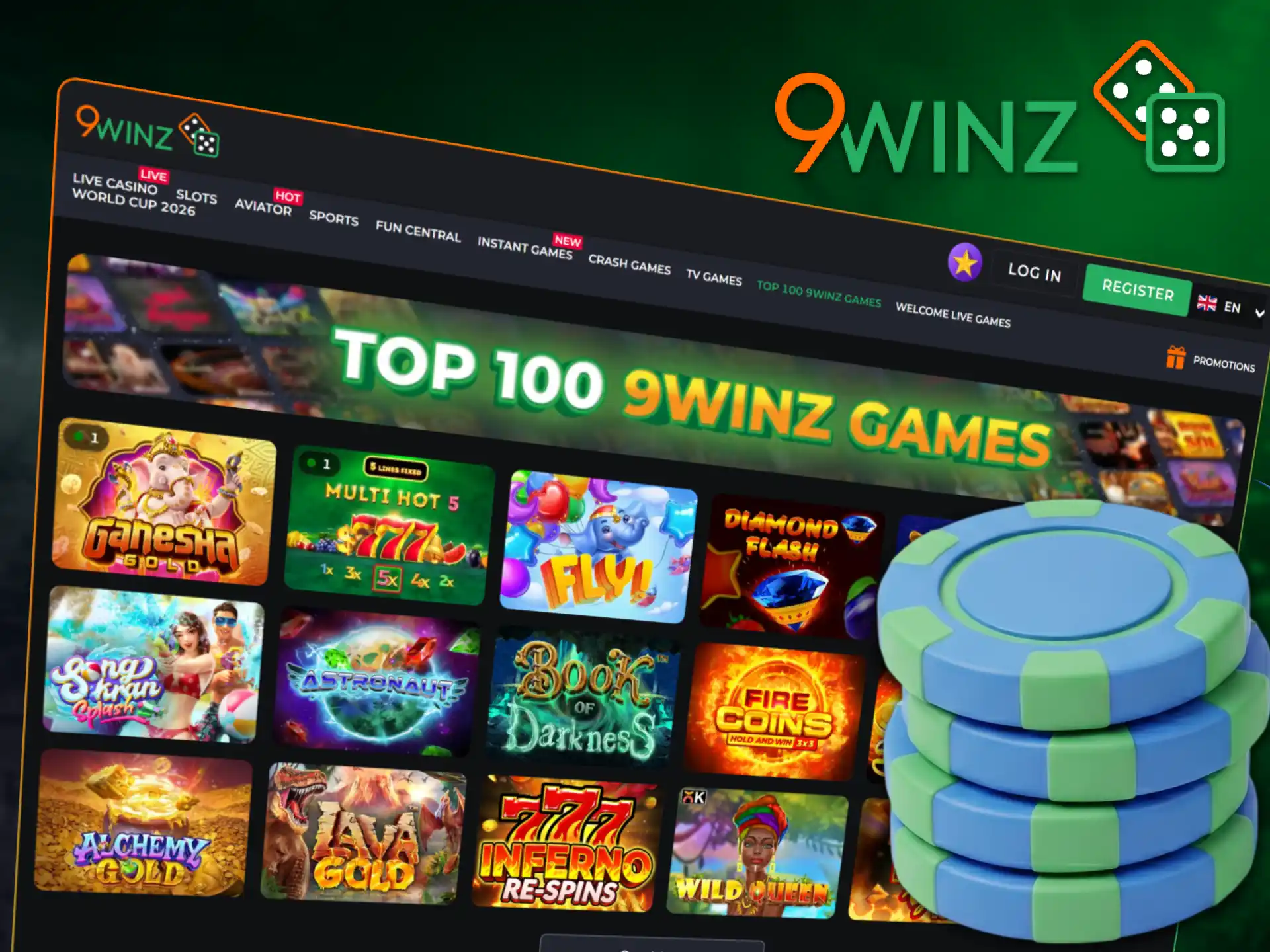 Explore the top games to win big prizes.