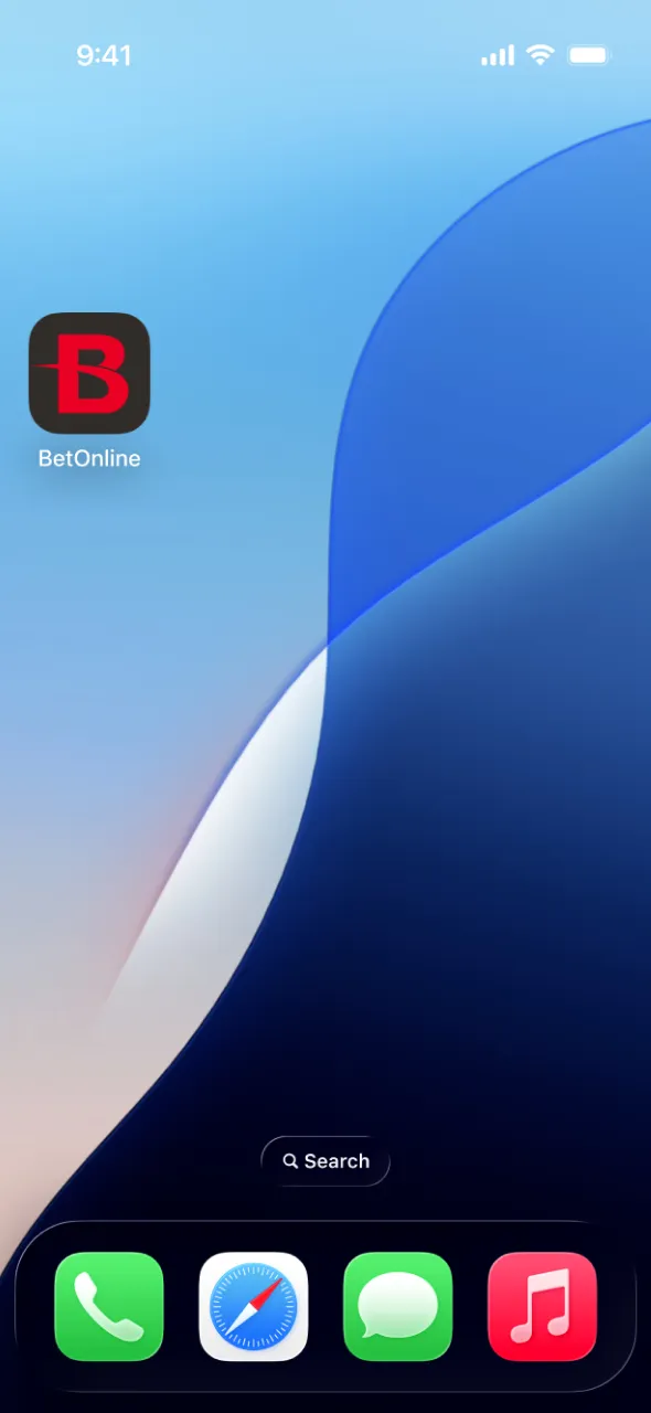 Launch the reliable iOS BetOnline app and start playing your favorite games now.