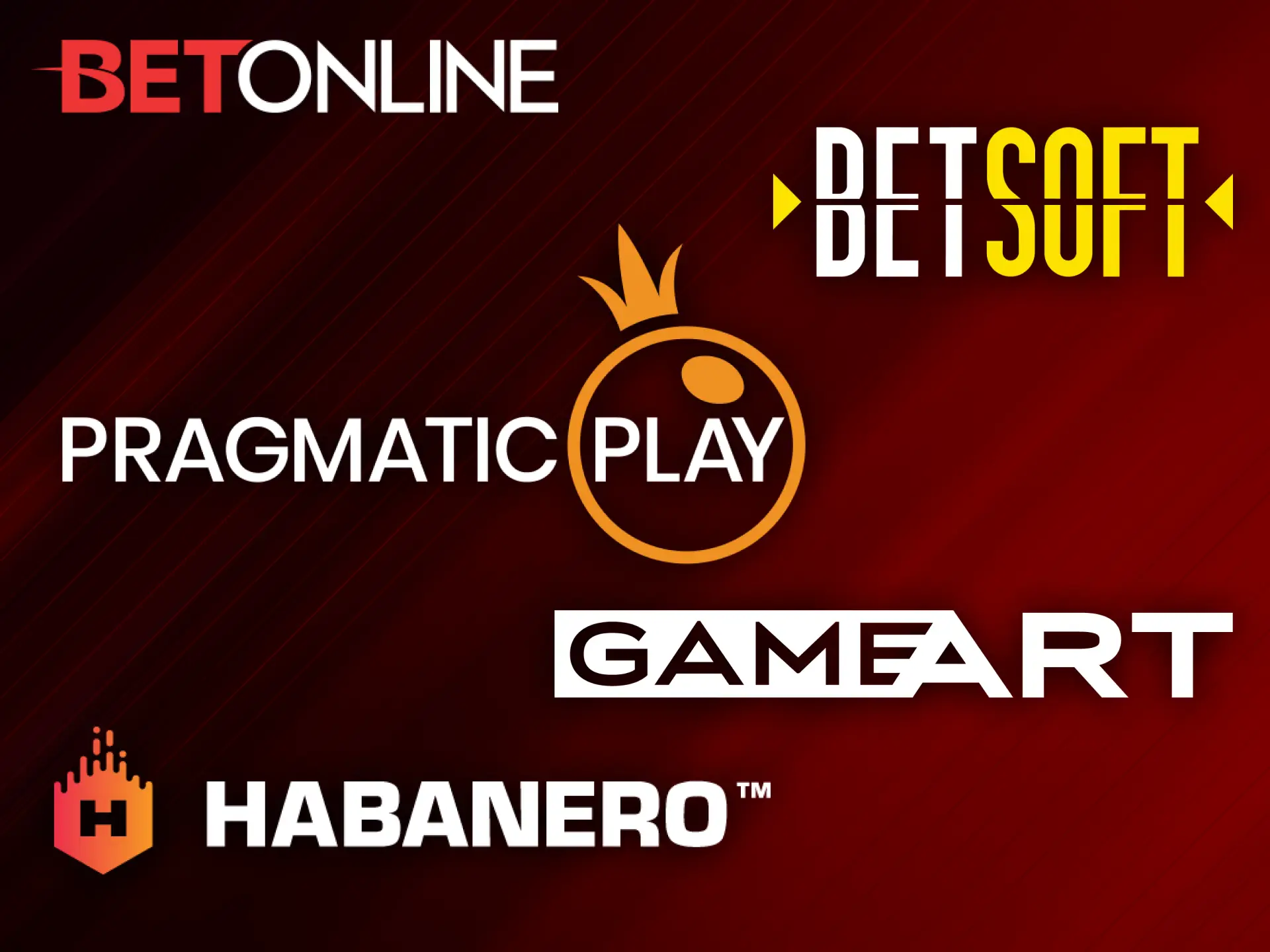 Explore top software developers that provide high quality BetOnline casino games.