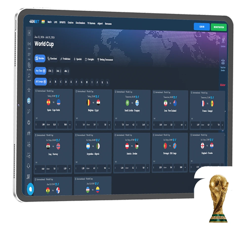 Best legal FIFA World Cup betting sites in India.
