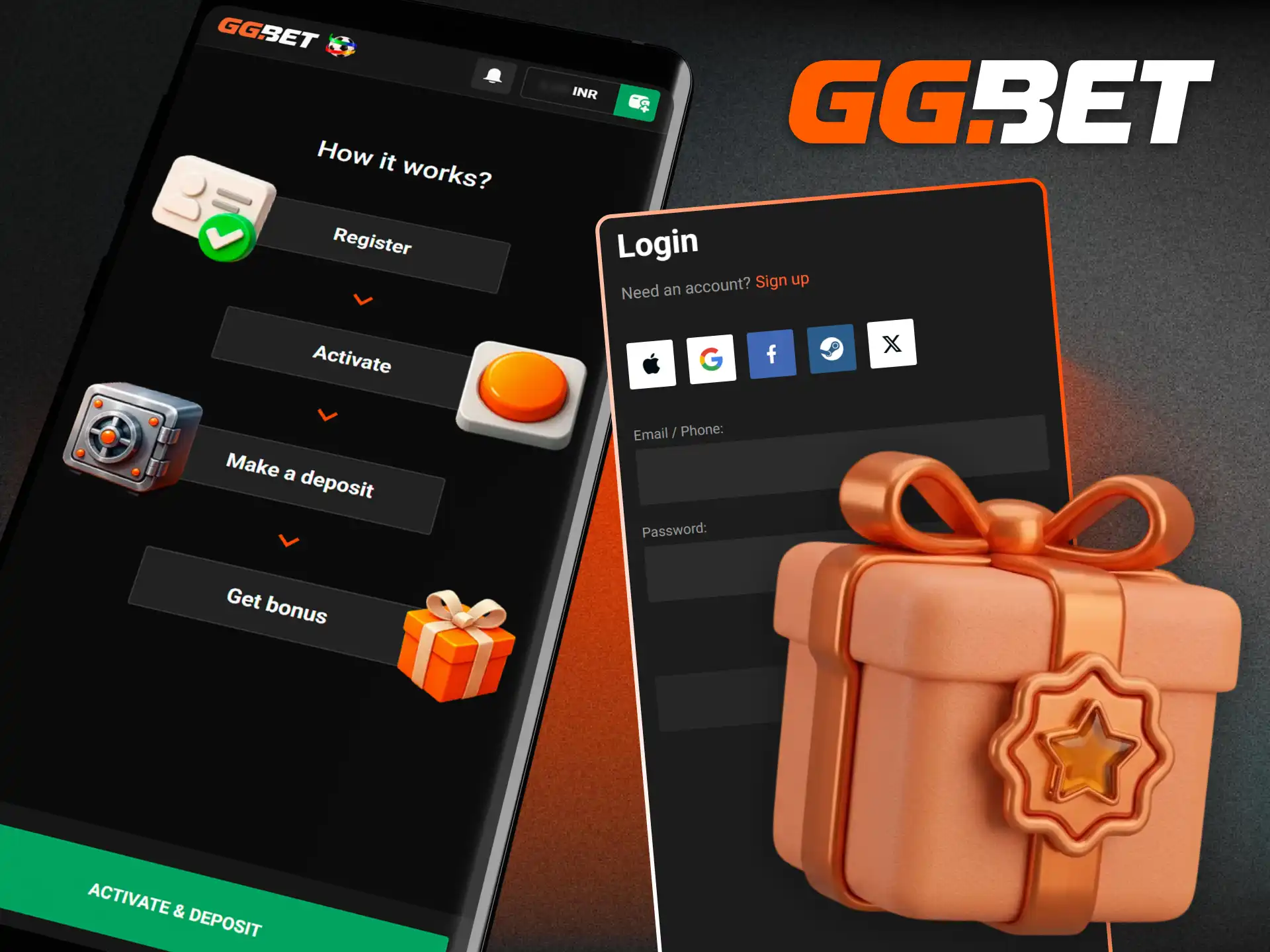 Learn exactly how to get a bonus via the mobile app in a few simple steps.